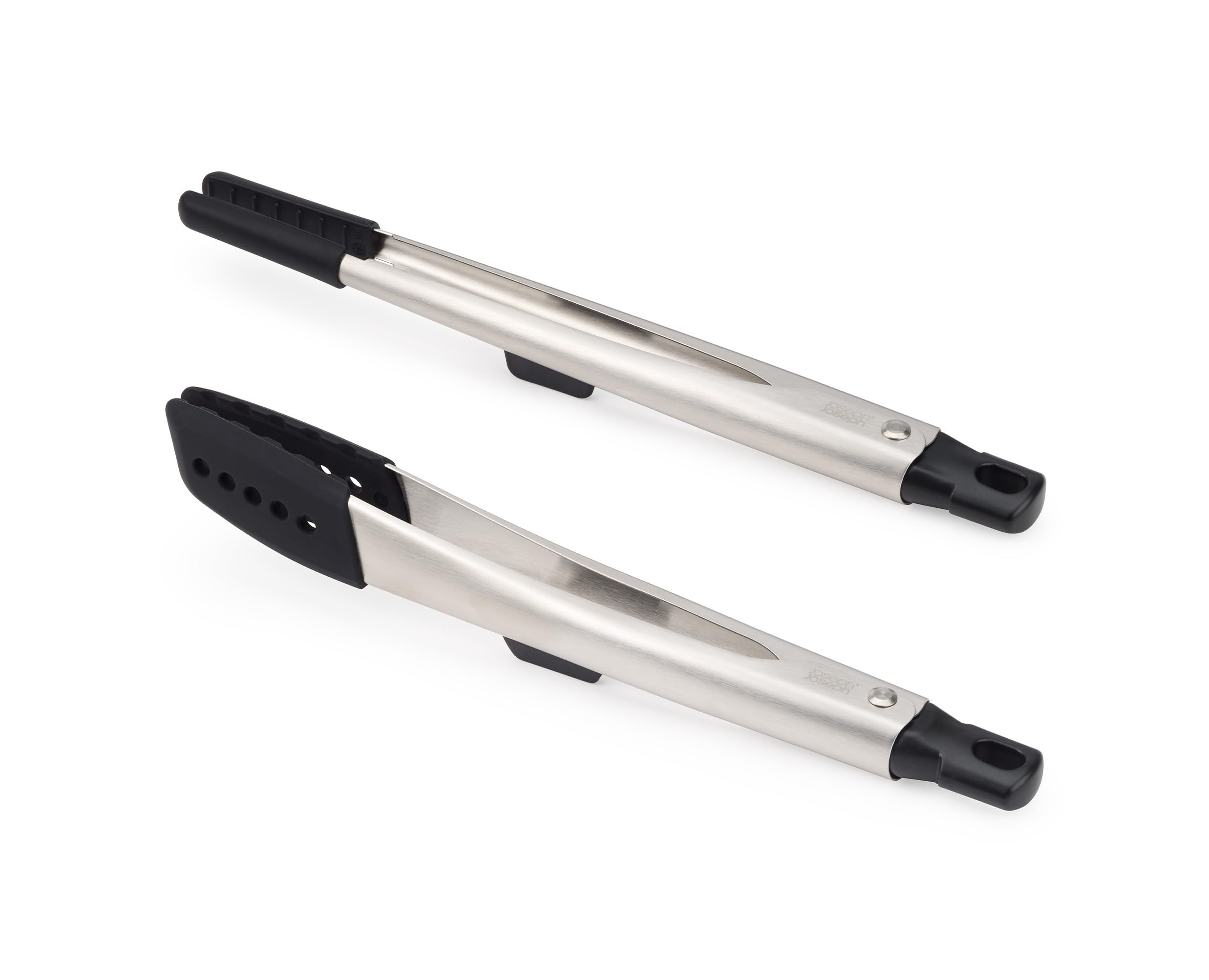 joseph-joseph-elevate-fusion-lot-de-2-pinces-de-cuisine-inox-et-silicone-pince-d image 1