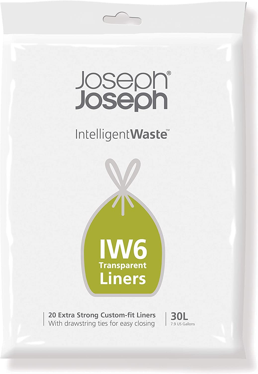 joseph-joseph-iw2-sacs-poubelle-compostables-4-l-transparents-lot-de-50-pour-cad image 6