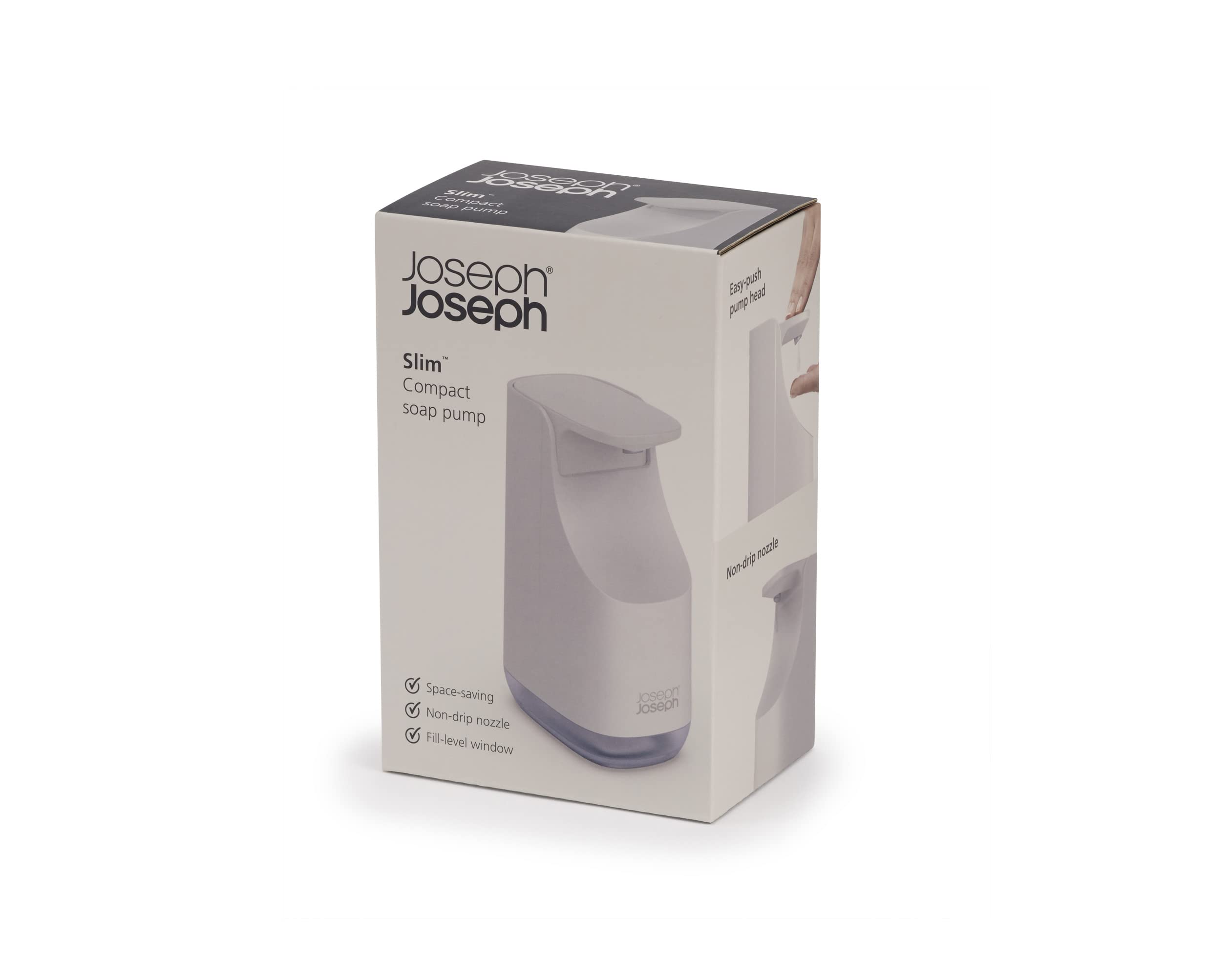 joseph-joseph-distributeur-de-savon-compact-peu-encombrant-t-te-de-pompe-pressio image 3