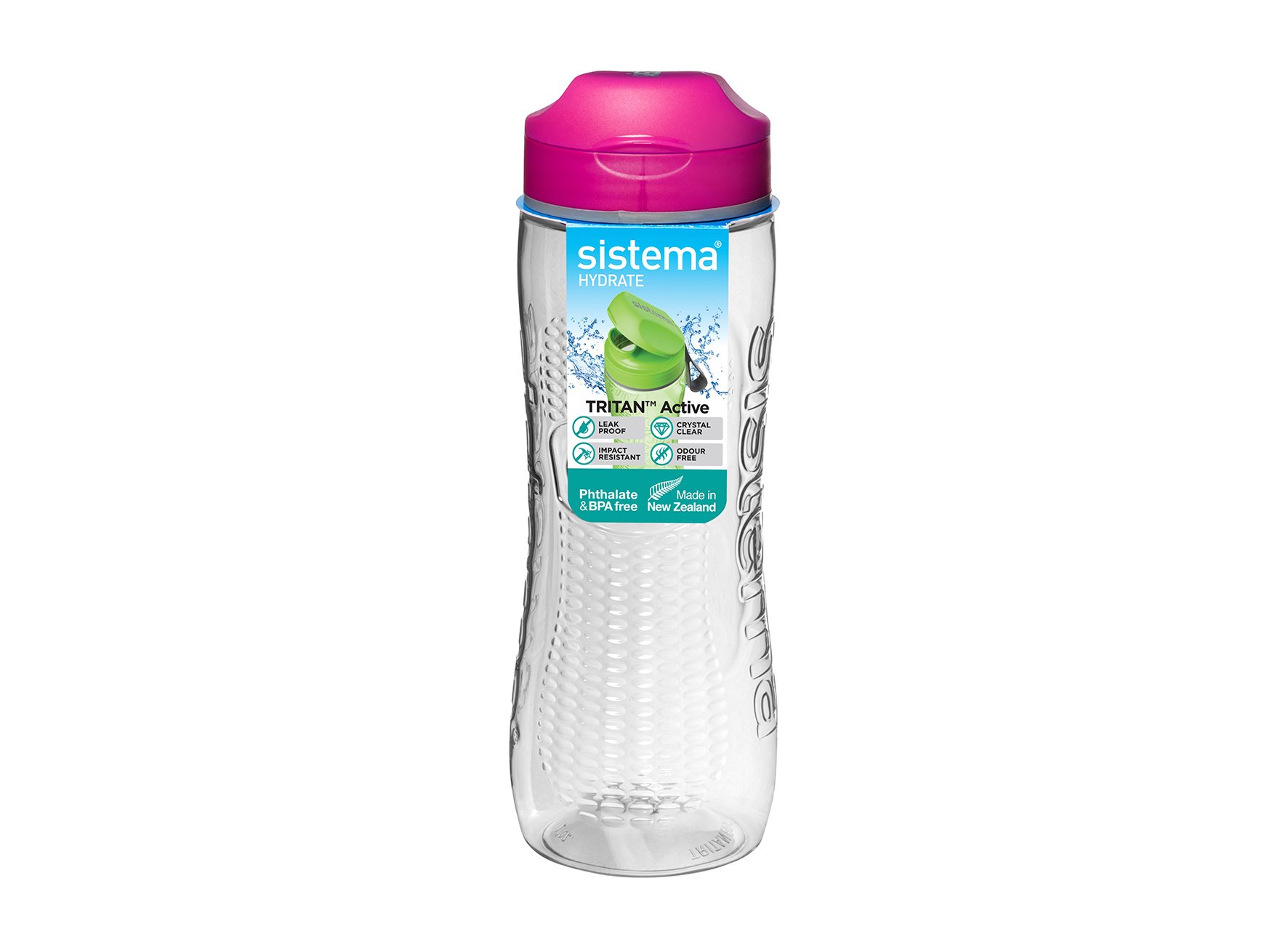 sistema-hydrate-tritan-active-800-ml-gourde-sport-tanche-sans-bpa-bouchon-rabatt image 4