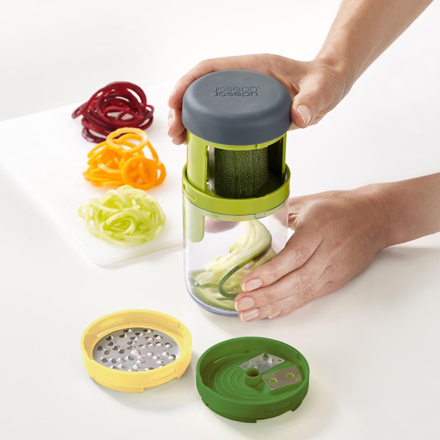 joseph-joseph-spiro-spiraliseur-manuel-3-en-1-avec-r-cipient-int-gr-pour-courget image 3