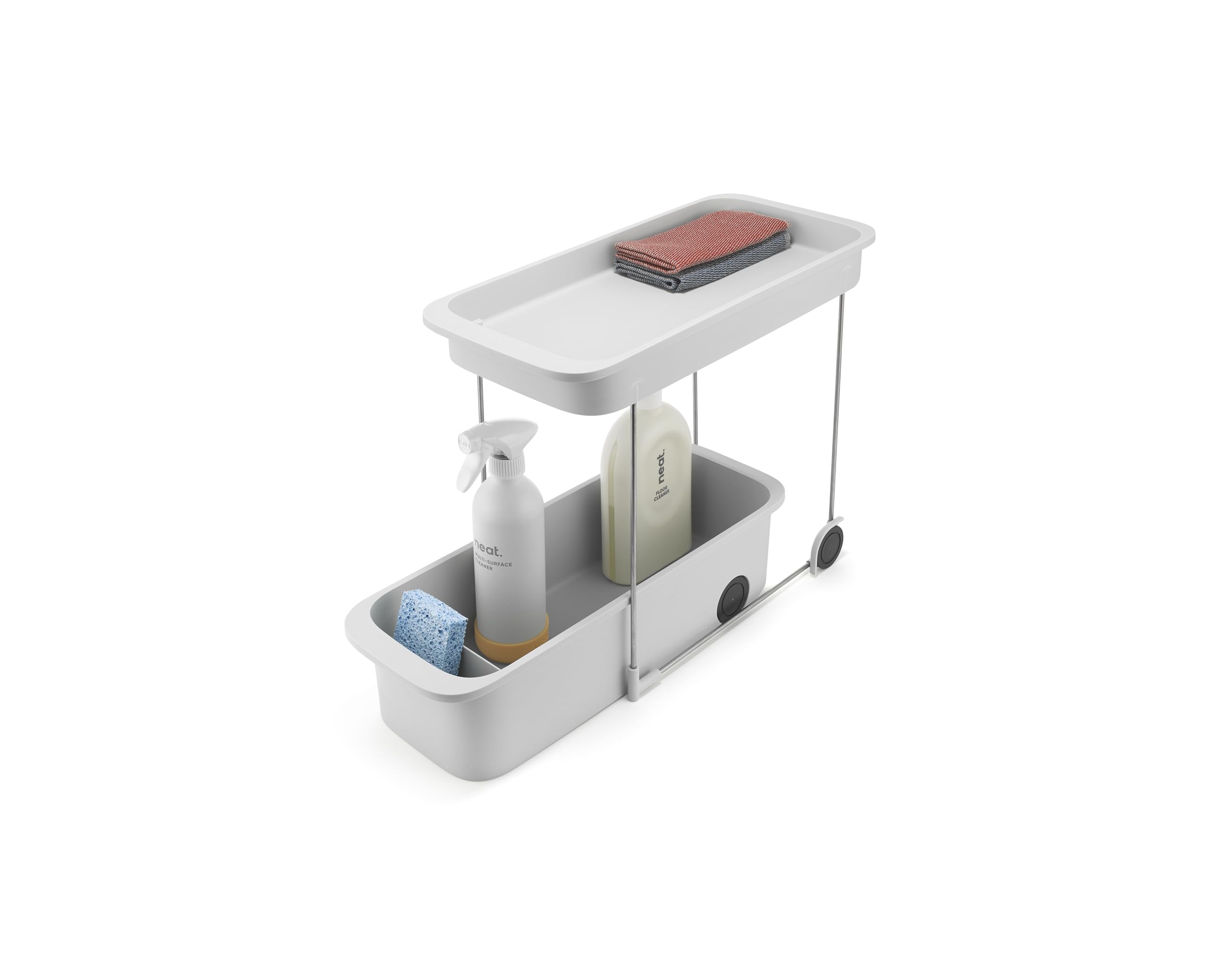 joseph-joseph-cupboardstore-chariot-de-rangement-2-niveaux-roulettes-pour-sous-v image 1
