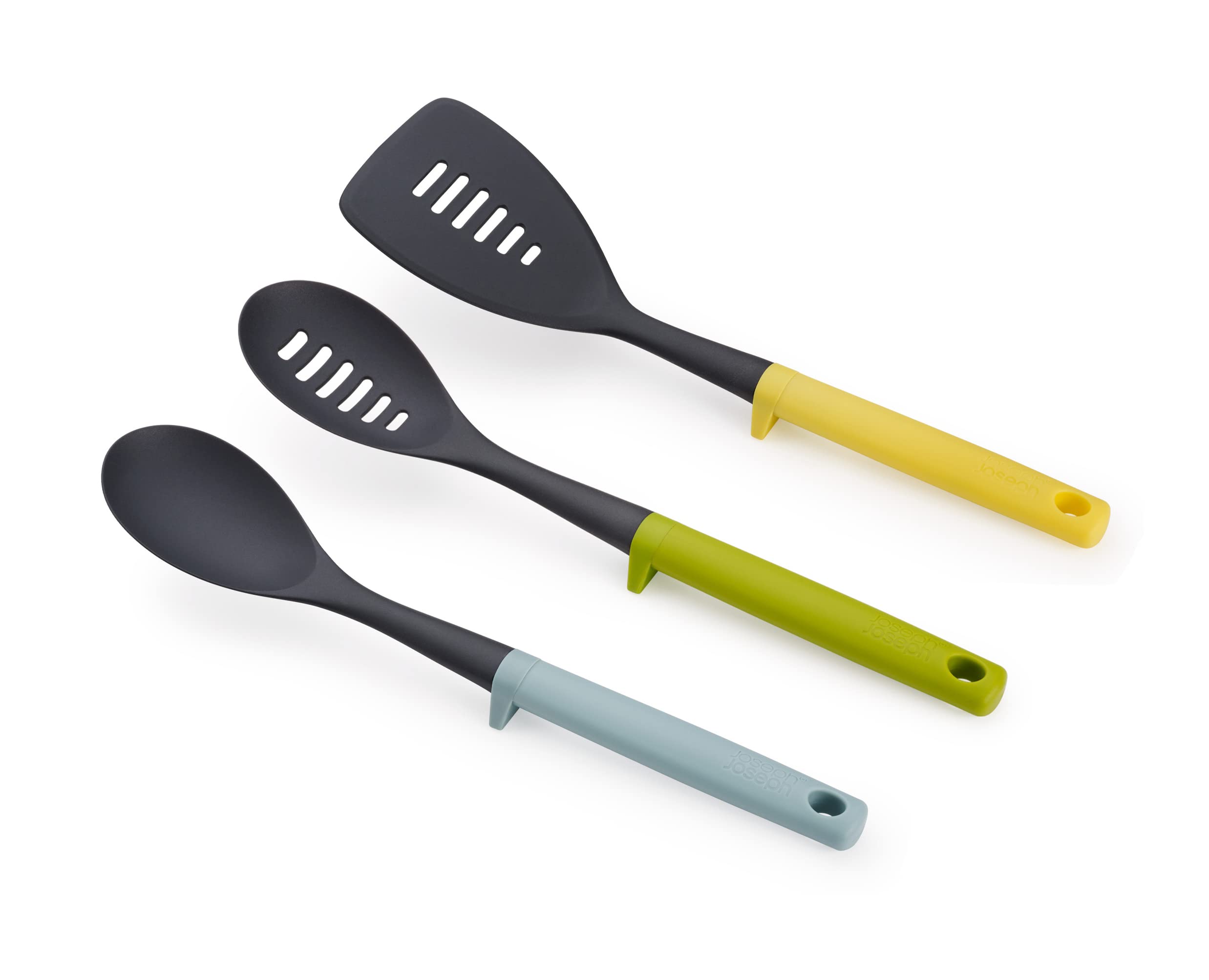 joseph-joseph-duo-ensemble-d-ustensiles-de-cuisine-3-pi-ces-avec-repose-ustensil image 1
