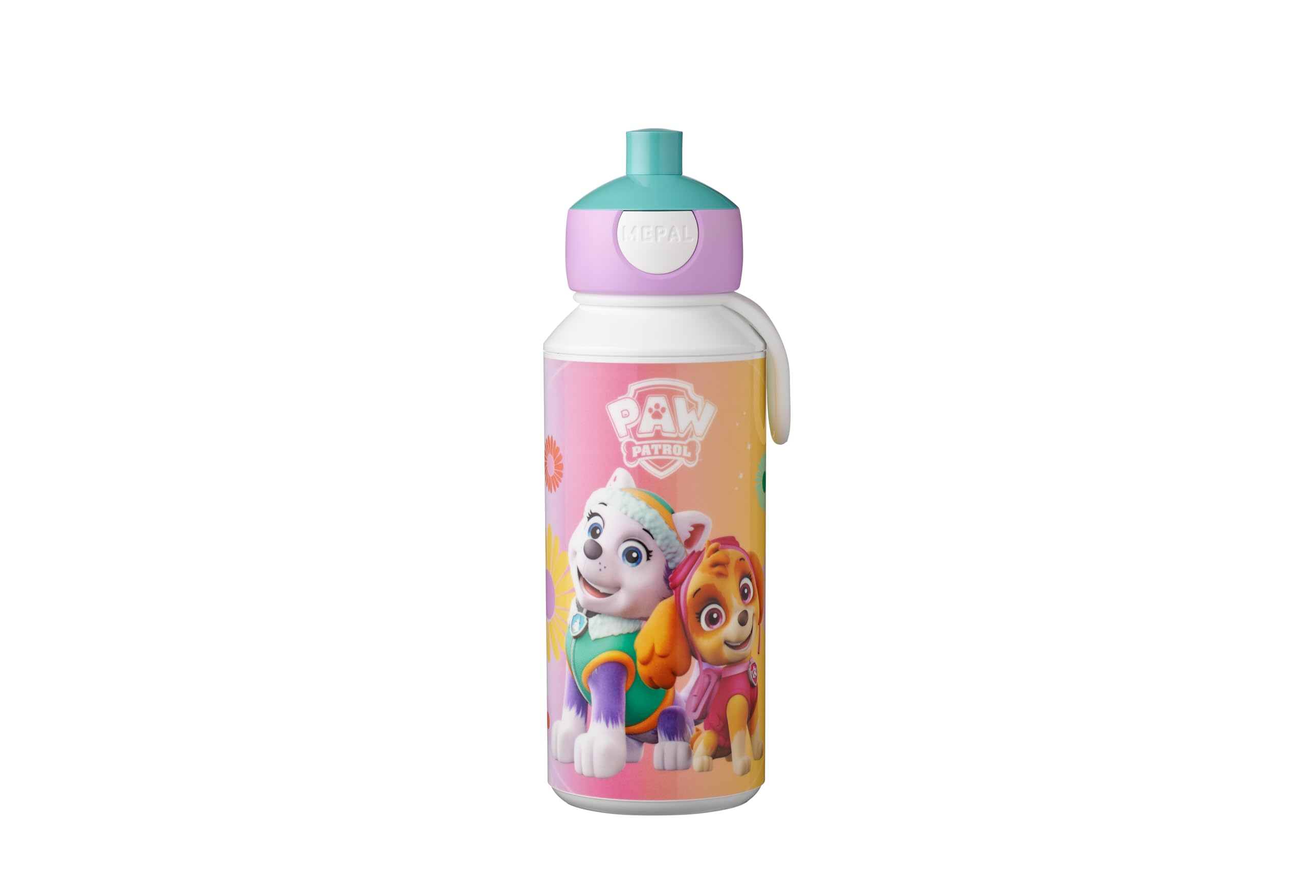mepal-campus-pop-up-gourde-enfant-tanche-400-ml-paw-patrol-girls-sans-bpa-lave-v image 1