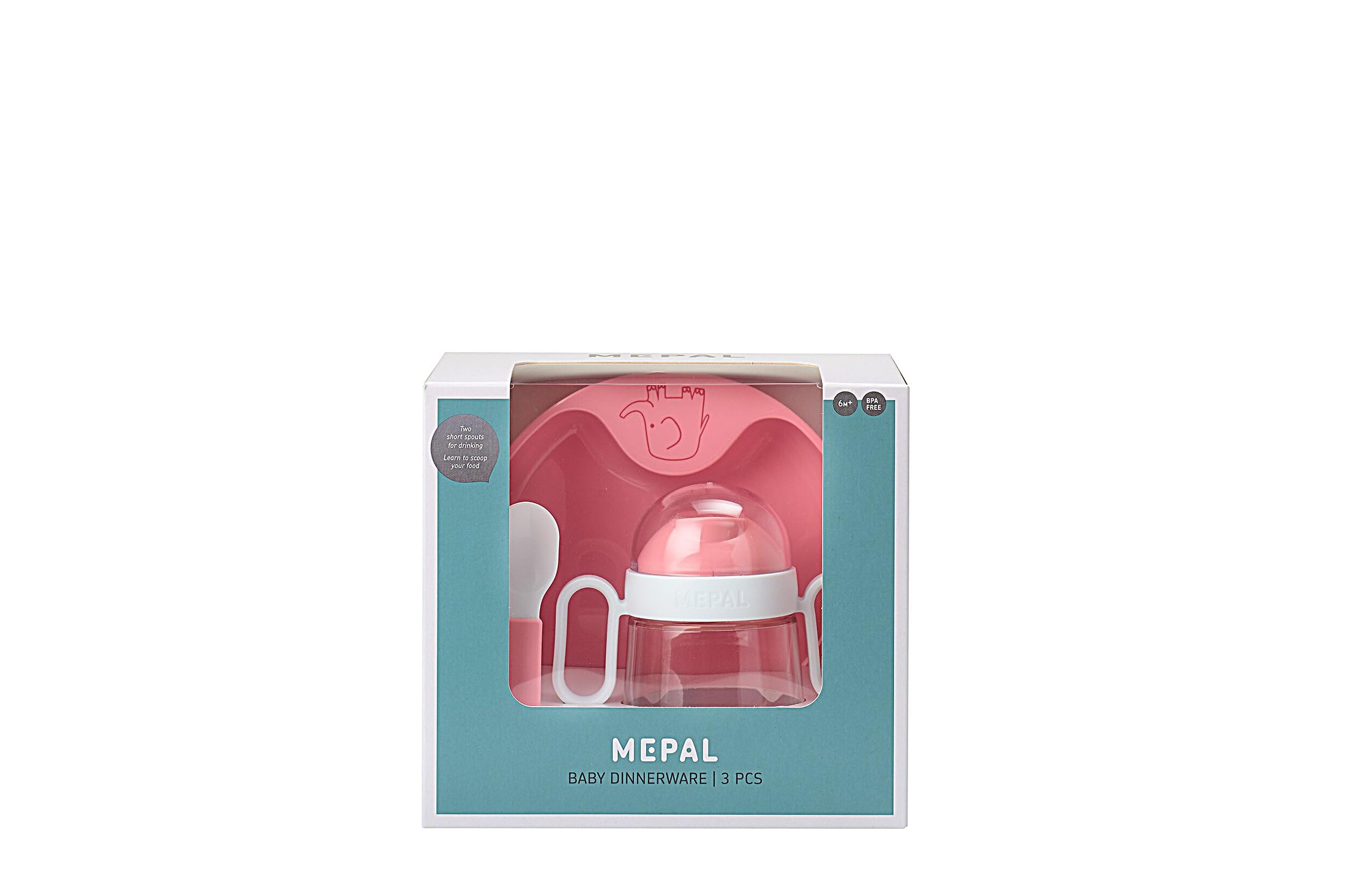mepal-mio-ensemble-de-vaisselle-b-b-3-pi-ces-deep-pink-tasse-bec-tanche-200-ml-a image 4