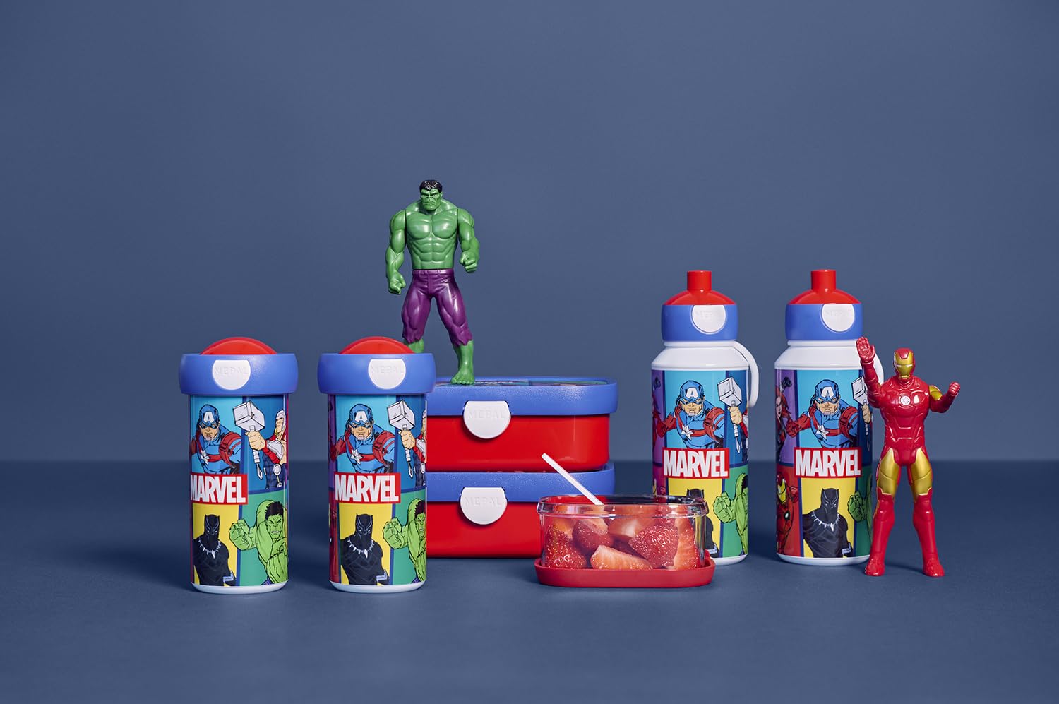 mepal-campus-pop-up-gourde-enfant-tanche-400-ml-avengers-sans-bpa-lave-vaisselle image 7