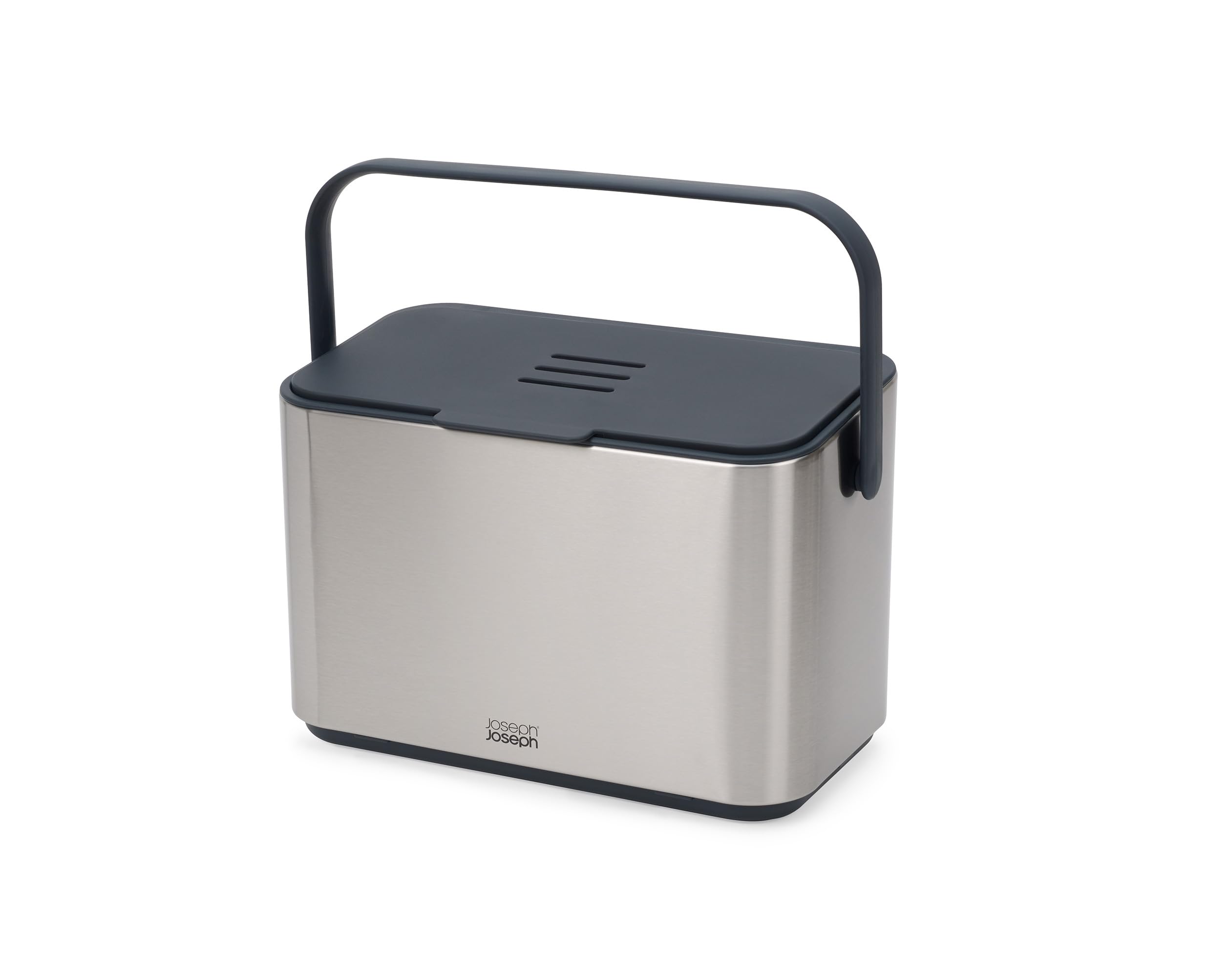 joseph-joseph-collect-poubelle-compost-4-l-en-acier-inoxydable-avec-filtre-anti- image 2