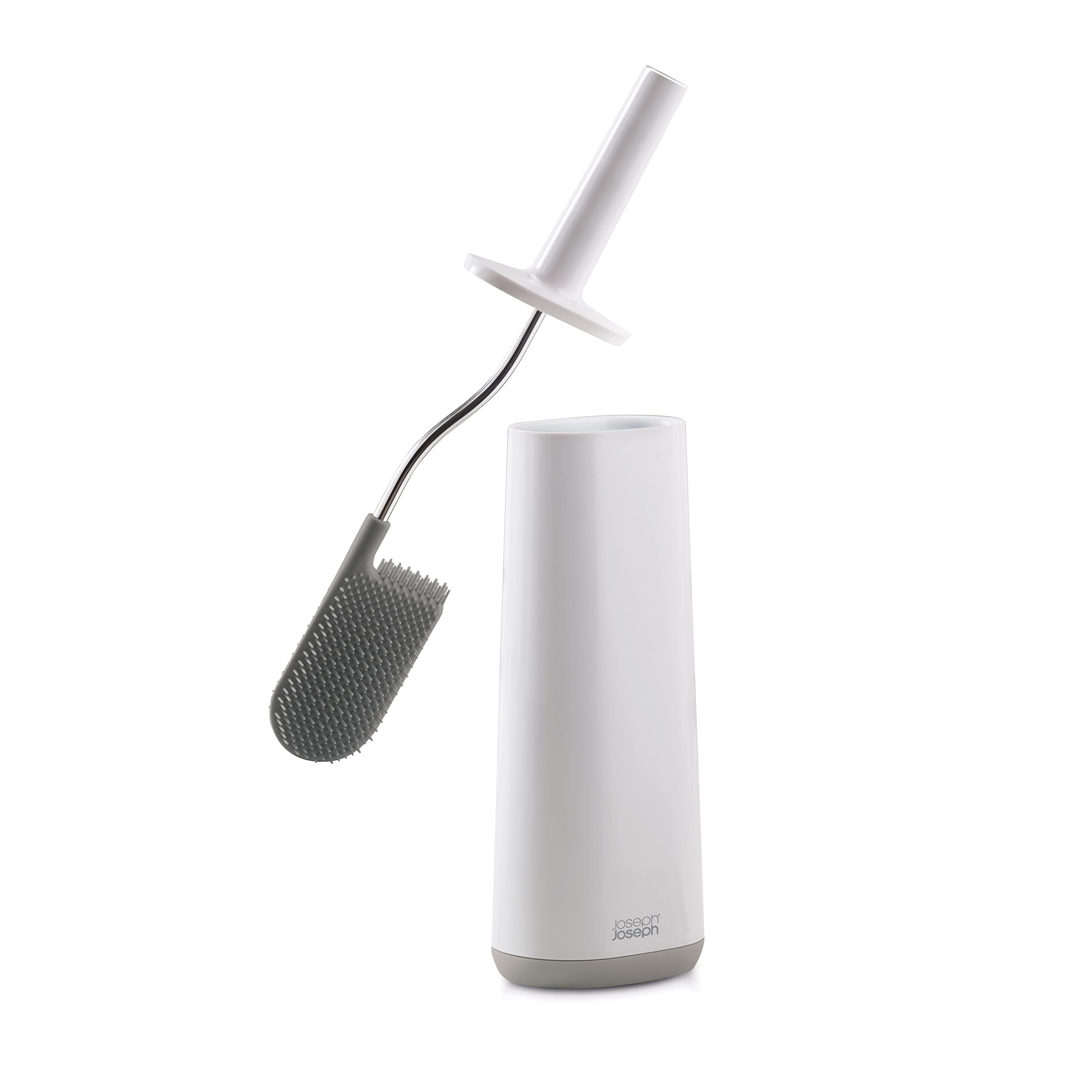 joseph-joseph-flex-balayette-wc-t-te-flexible-en-d-anti-goutte-avec-support-blan image 1