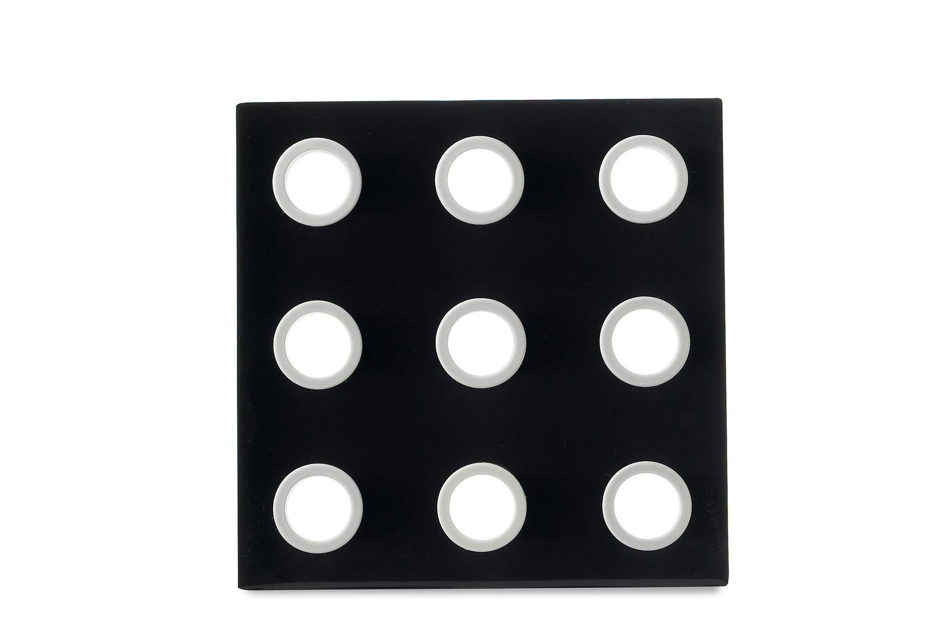 mepal-rosti-mepal-domino-dessous-de-plat-en-m-lamine-et-silicone-noir-anti-chale image 1