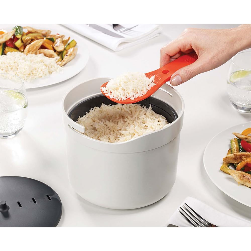 joseph-joseph-m-cuisine-cuiseur-riz-pour-micro-ondes-2-litres-multifonction-avec image 2