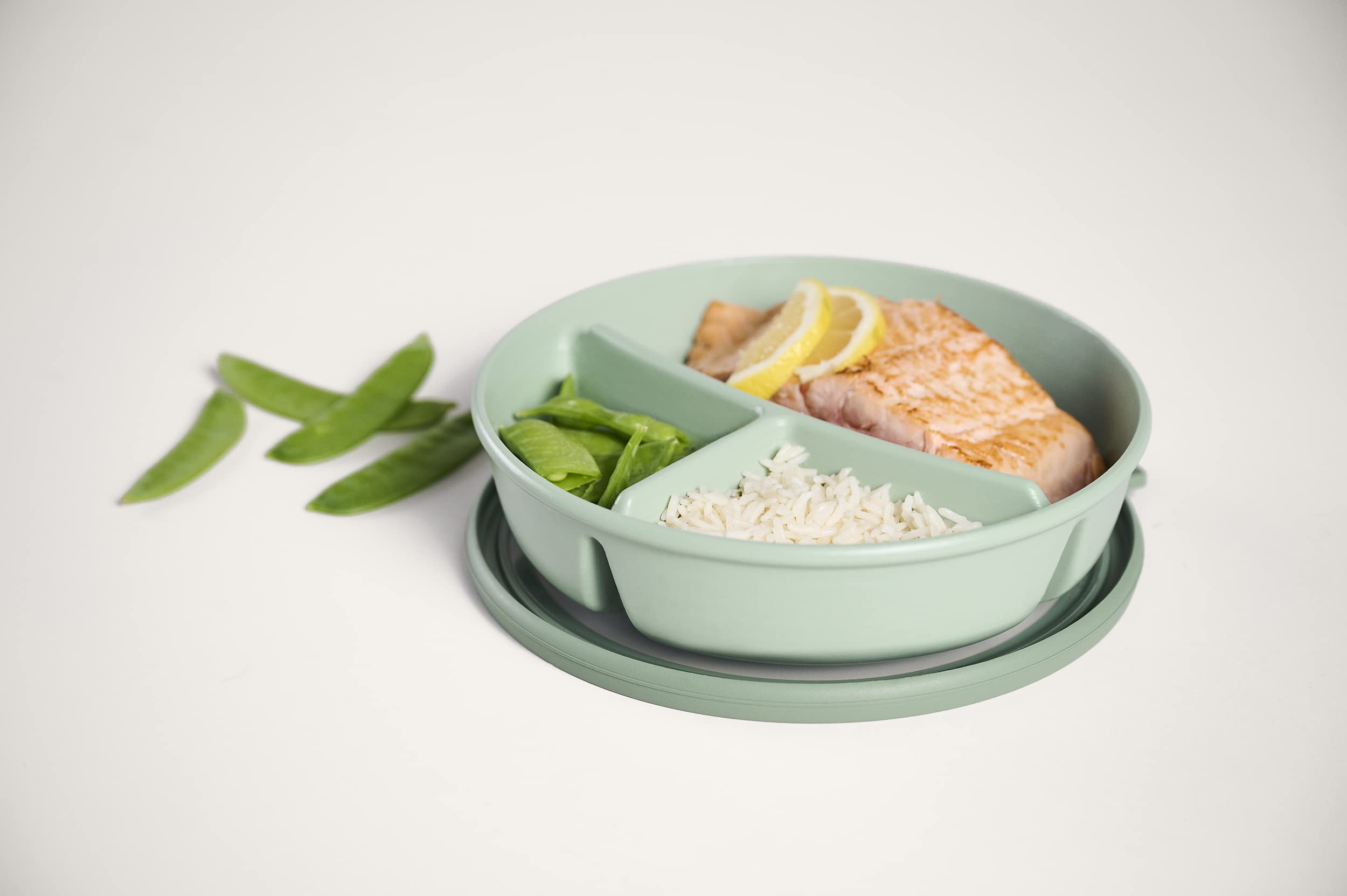 mepal-cirqula-bol-bento-rond-3-compartiments-multi-usage-herm-tique-nordic-white image 2