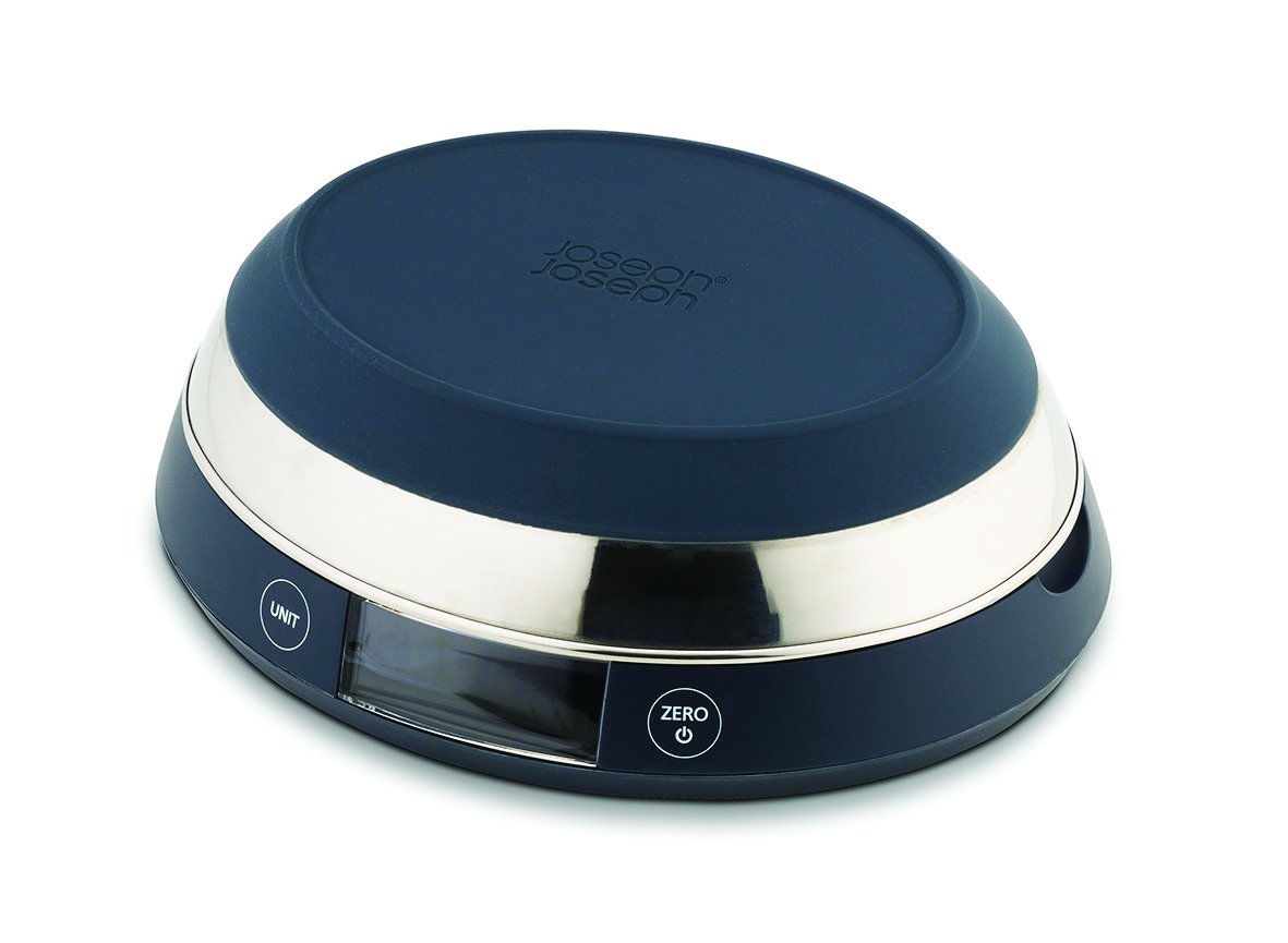 joseph-joseph-balance-de-cuisine-num-rique-2-en-1-avec-couvercle-r-versible-5-kg image 1