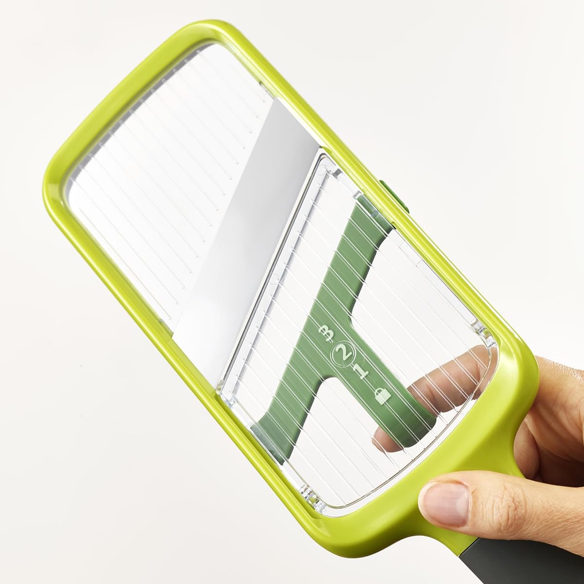 joseph-joseph-multi-grip-mandoline-de-cuisine-coupe-l-gumes-r-glable-3-paisseurs image 2