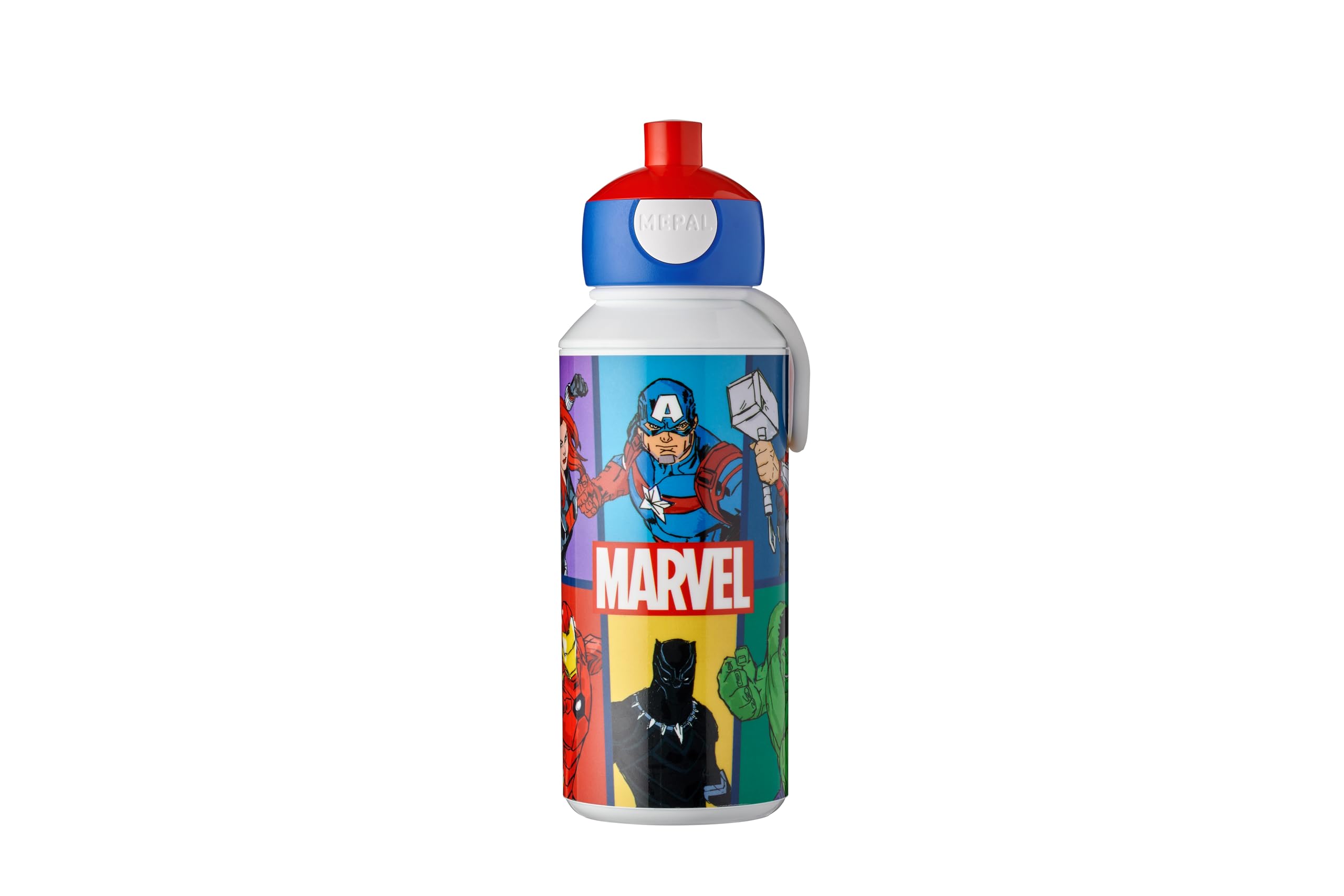 mepal-campus-pop-up-gourde-enfant-tanche-400-ml-avengers-sans-bpa-lave-vaisselle image 1