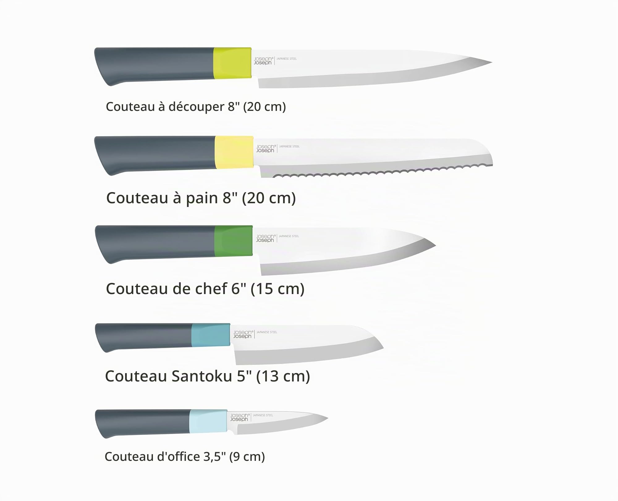 joseph-joseph-duo-bloc-de-couteaux-de-cuisine-5-pi-ces-avec-lames-japonaises-en- image 4