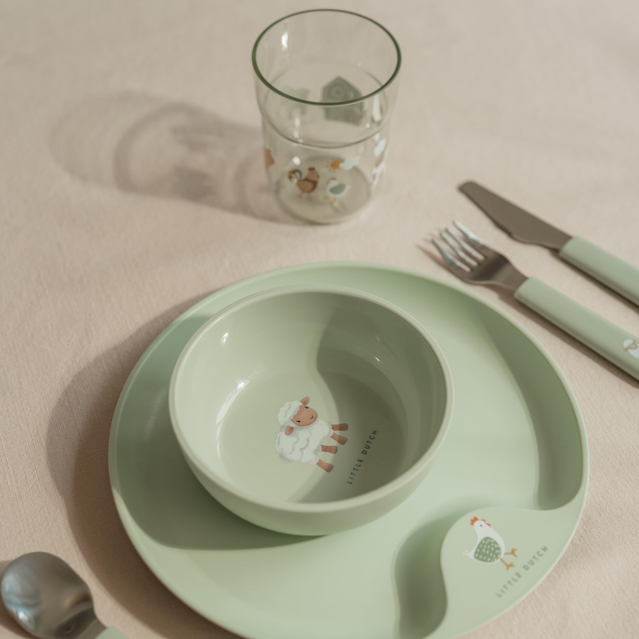 mepal-mio-ensemble-de-vaisselle-enfant-6-pi-ces-deep-pink-couverts-verre-assiett image 5