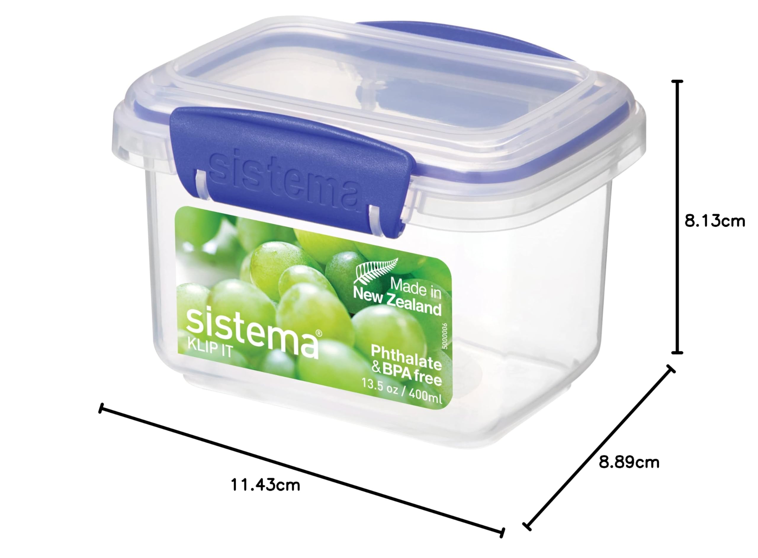 sistema-klip-it-r-cipient-herm-tique-rectangulaire-400-ml-polypropyl-ne-sans-bpa image 6
