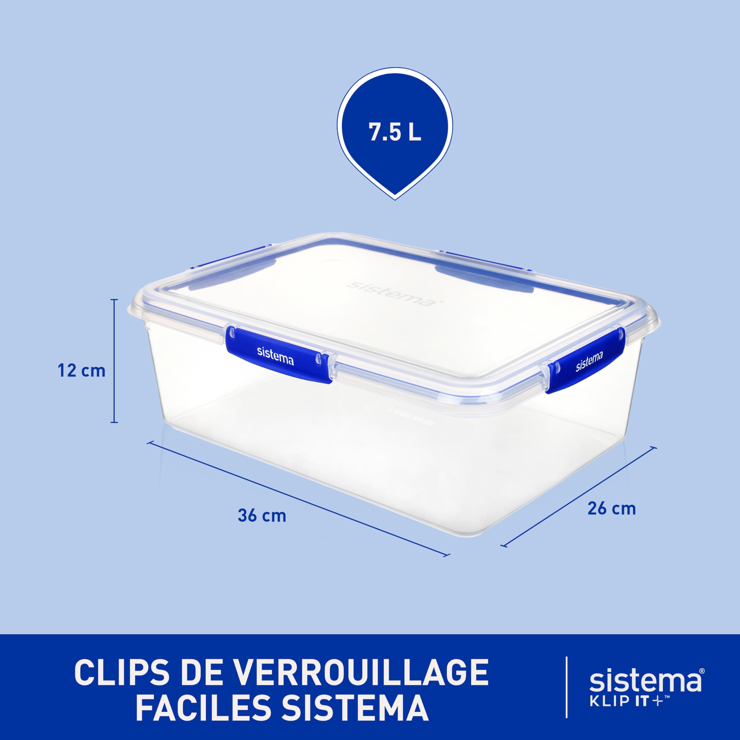 sistema-klip-it-plus-r-cipient-alimentaire-rectangulaire-7-5-l-bo-te-herm-tique- image 3