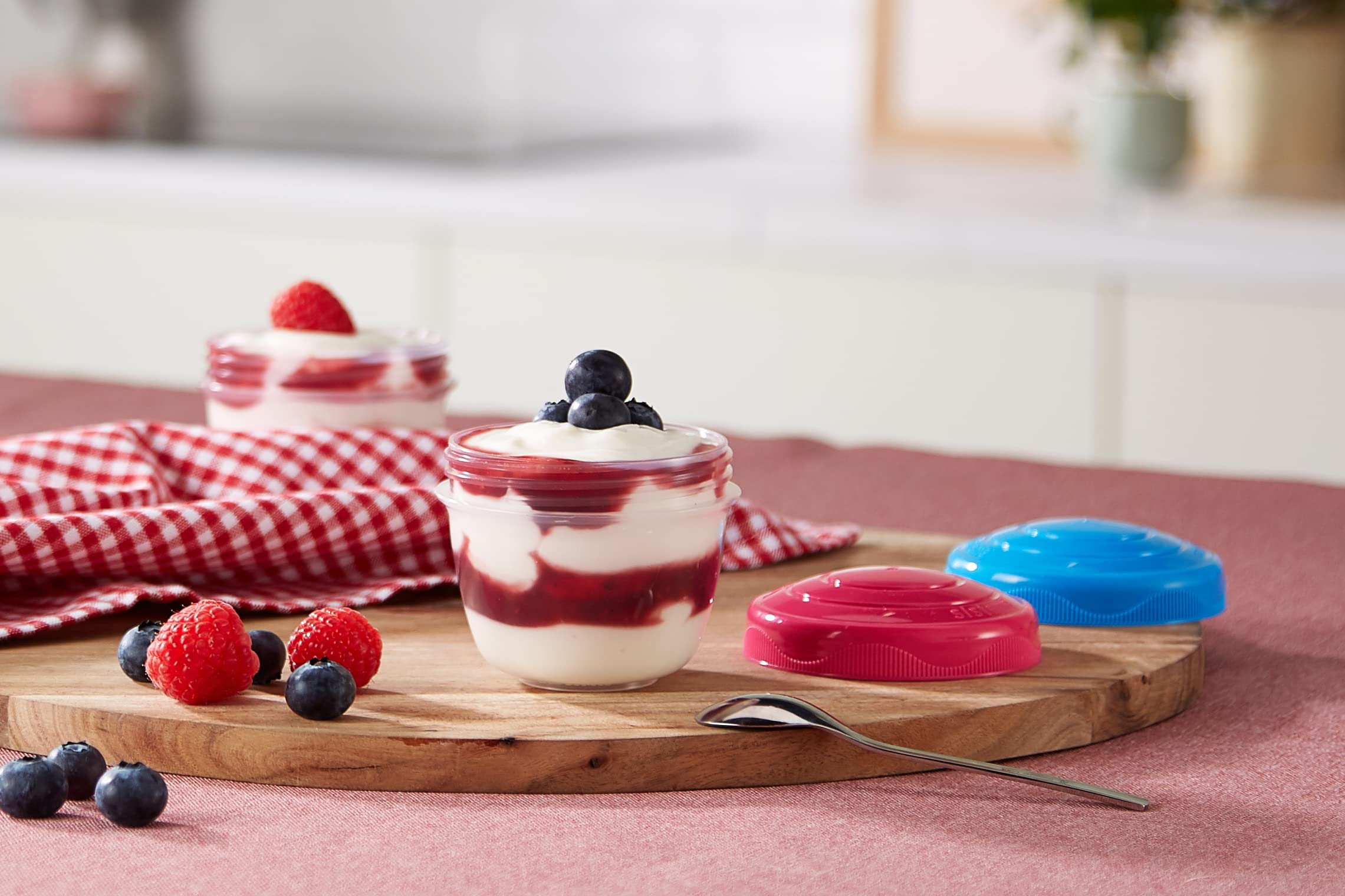 sistema-yogurt-to-go-set-de-2-pots-encas-150-ml-avec-couvercles-visser-herm-tiqu image 4