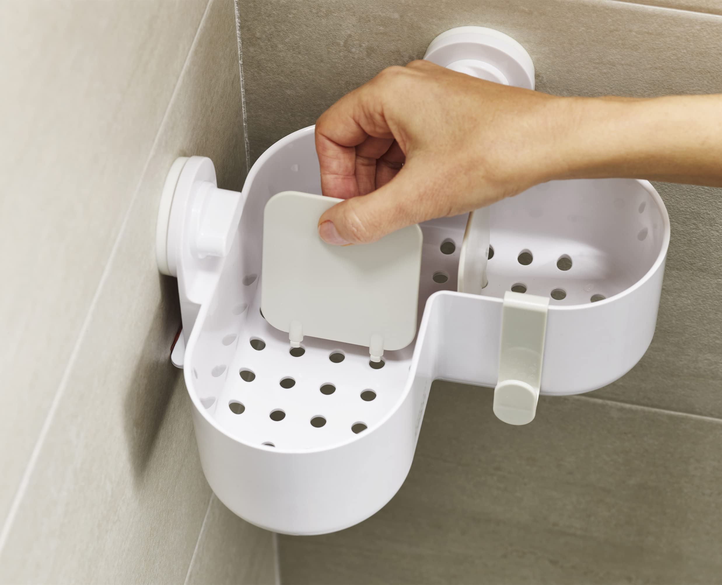 joseph-joseph-duo-organiseur-d-tag-re-de-douche-d-angle-rangement-salle-de-bain- image 2