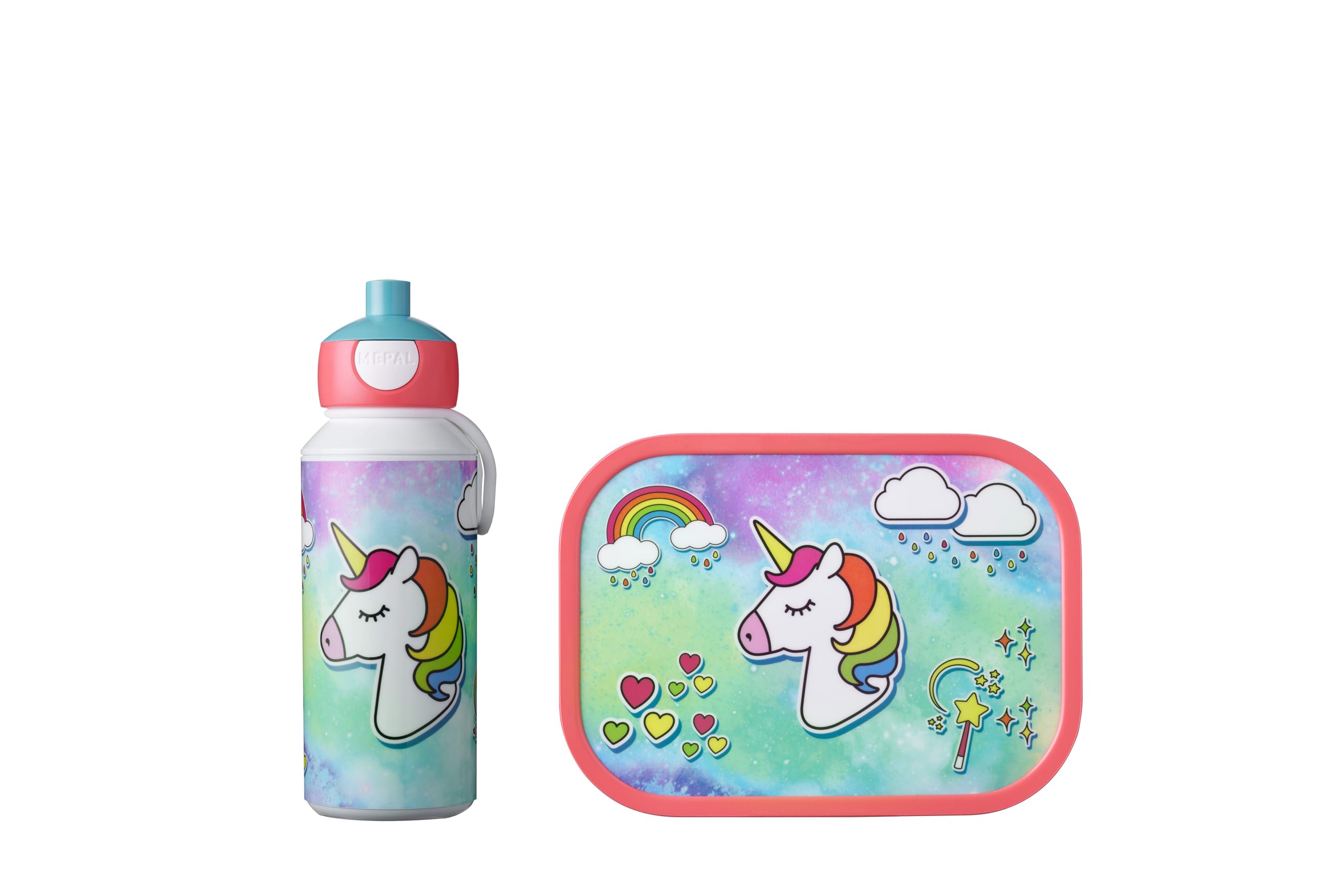 mepal-campus-ensemble-d-jeuner-licorne-bo-te-lunch-enfant-gourde-pop-up-sans-bpa image 1