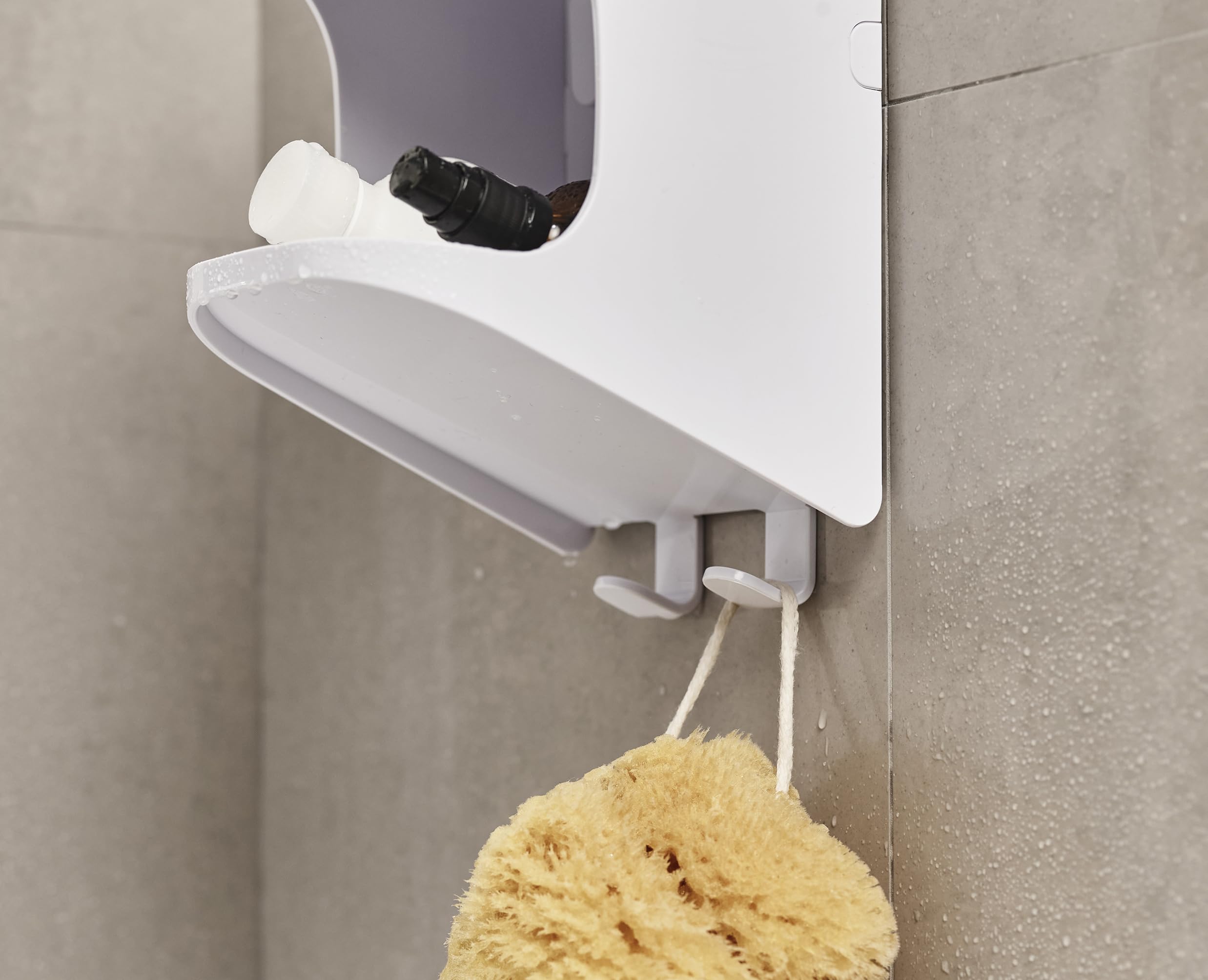 joseph-joseph-capsule-tag-re-de-douche-compacte-quatre-tages-avec-ventouses-rail image 5