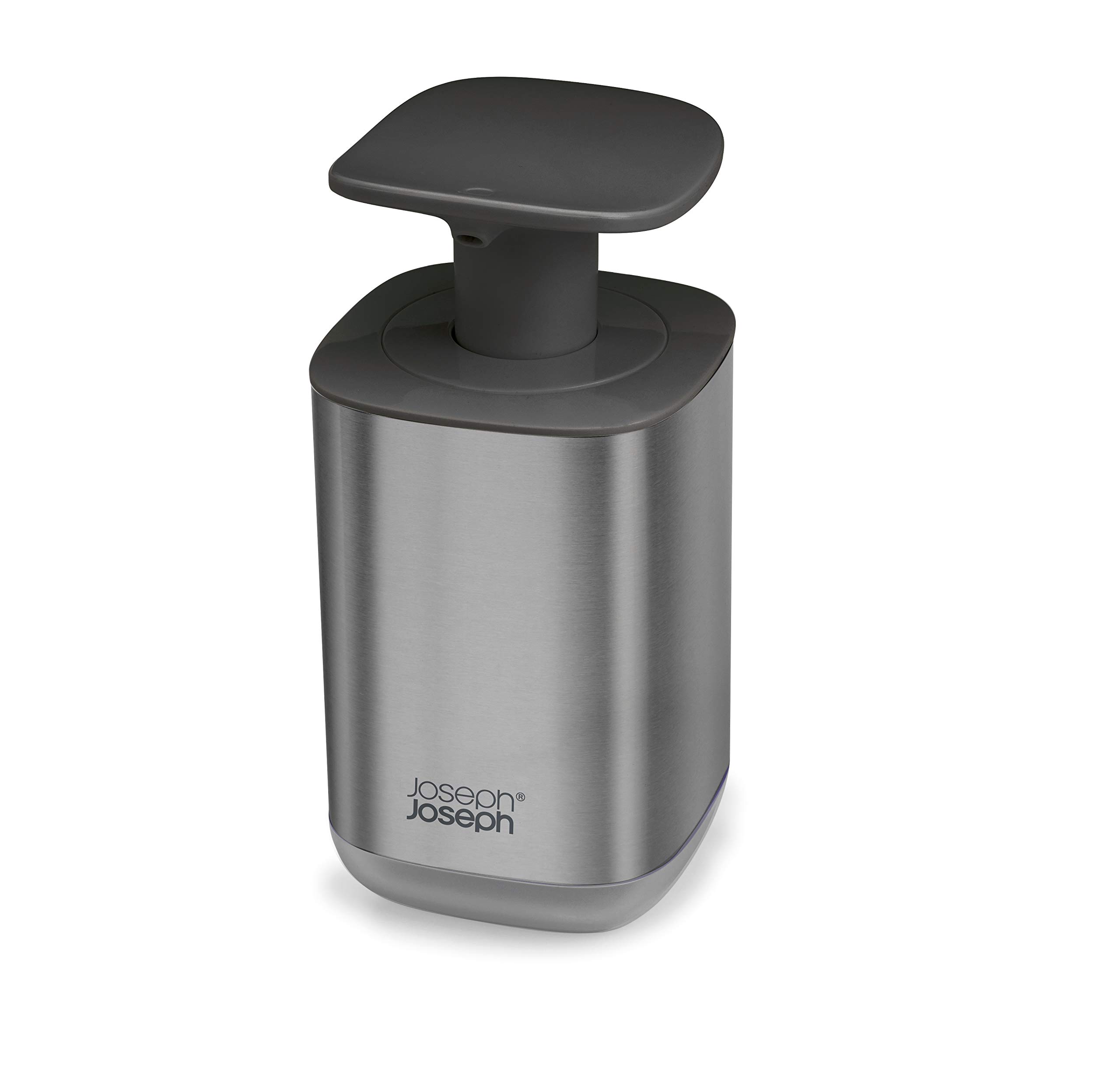 joseph-joseph-presto-distributeur-de-savon-pompe-large-350-ml-blanc-acier-inoxyd image 6