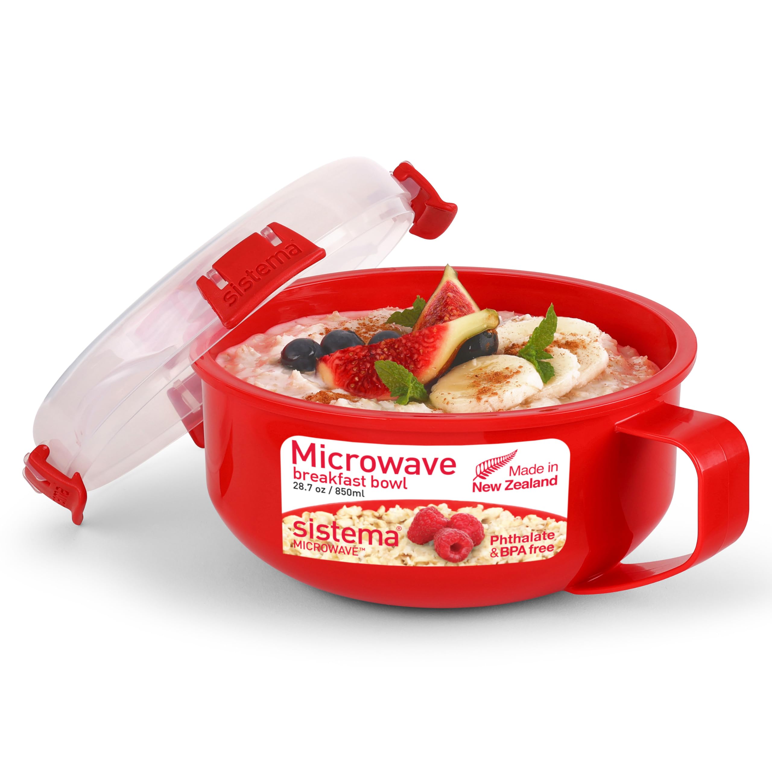 sistema-microwave-bol-petit-d-jeuner-klip-it-850-ml-rond-avec-couvercle-vent-vap image 1