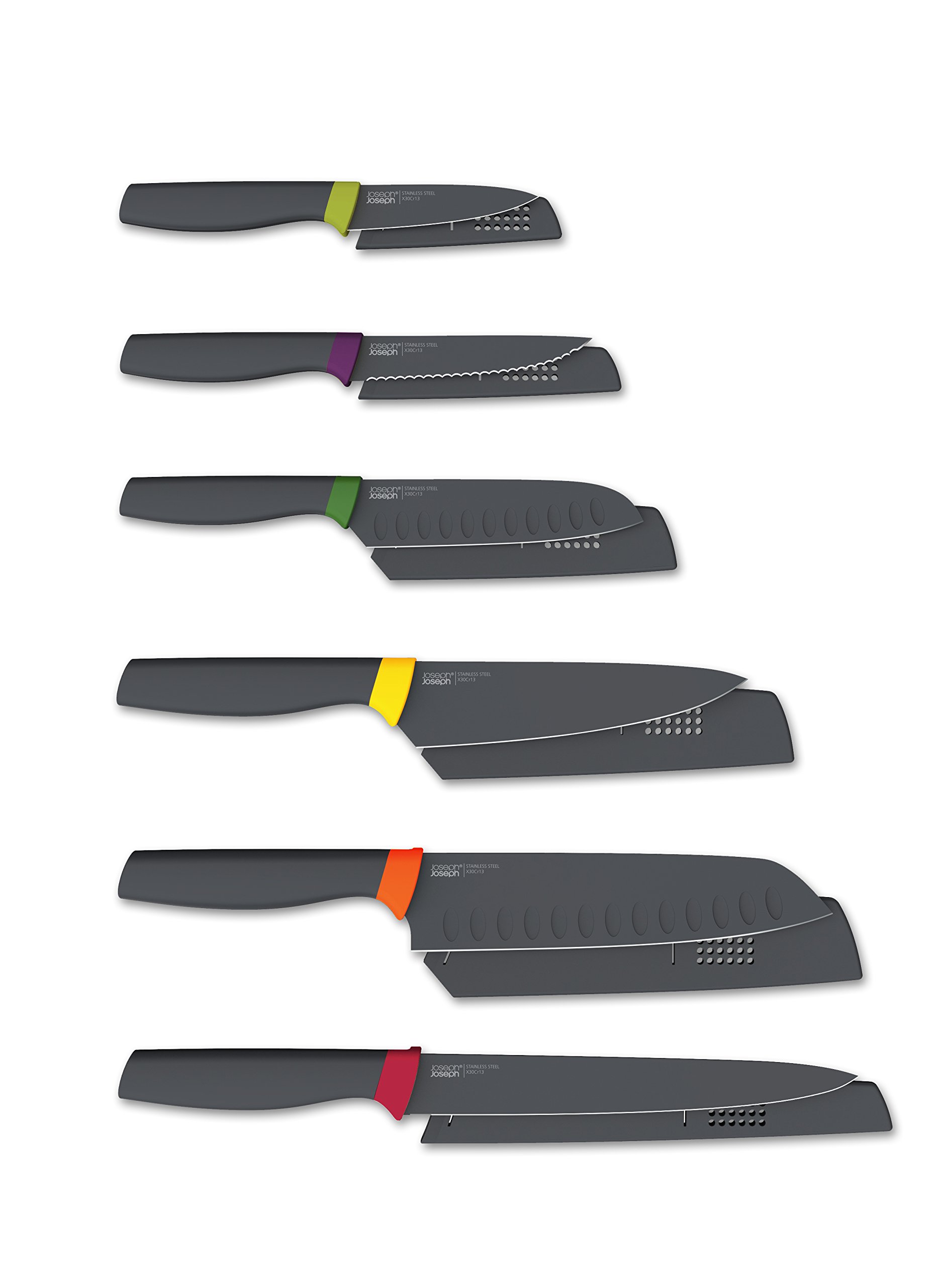 joseph-joseph-elevate-ensemble-de-couteaux-6-pi-ces-lames-acier-inoxydable-rev-t image 1