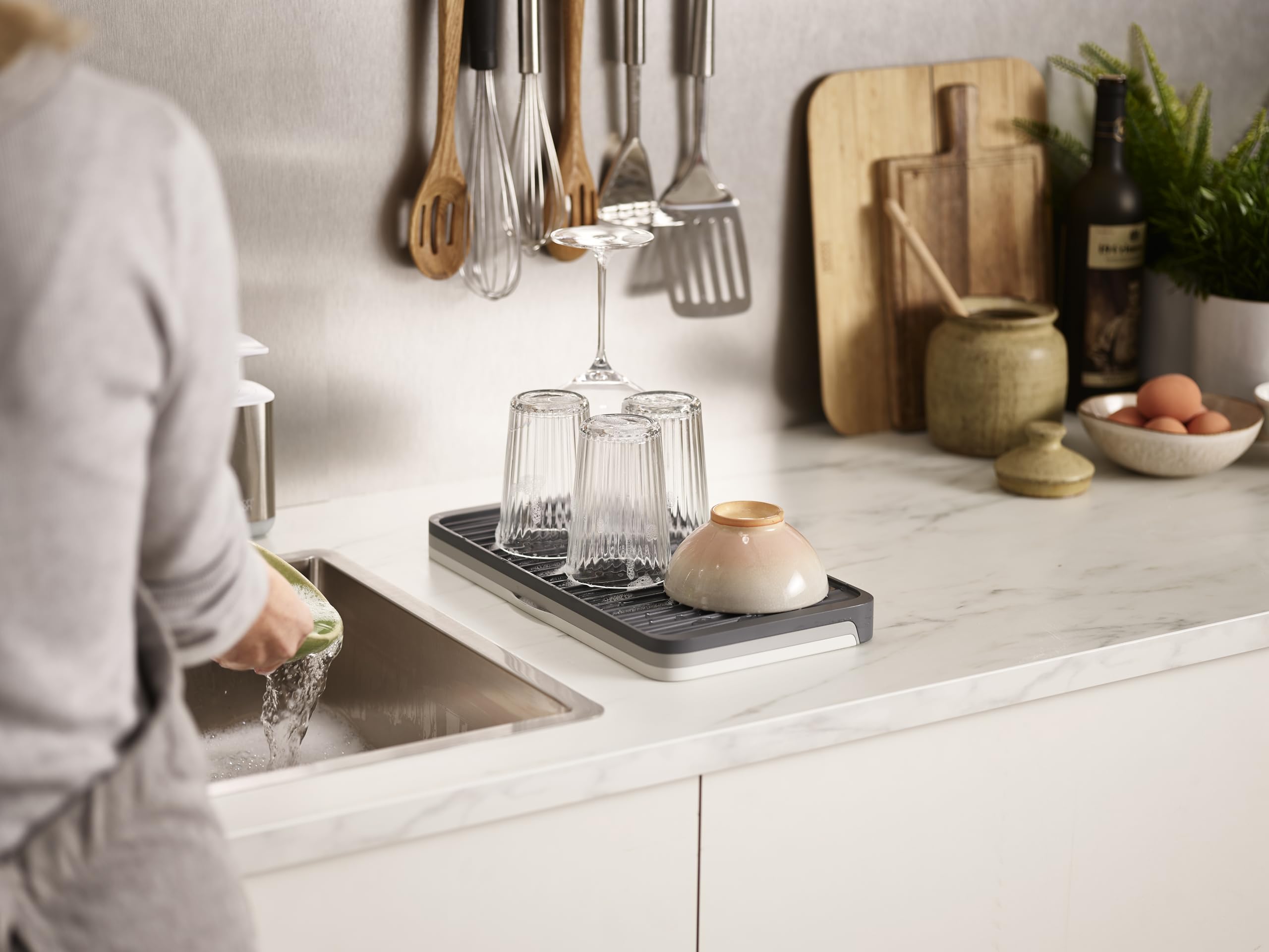 joseph-joseph-tier-gouttoir-vaisselle-extensible-grande-capacit-gris image 6