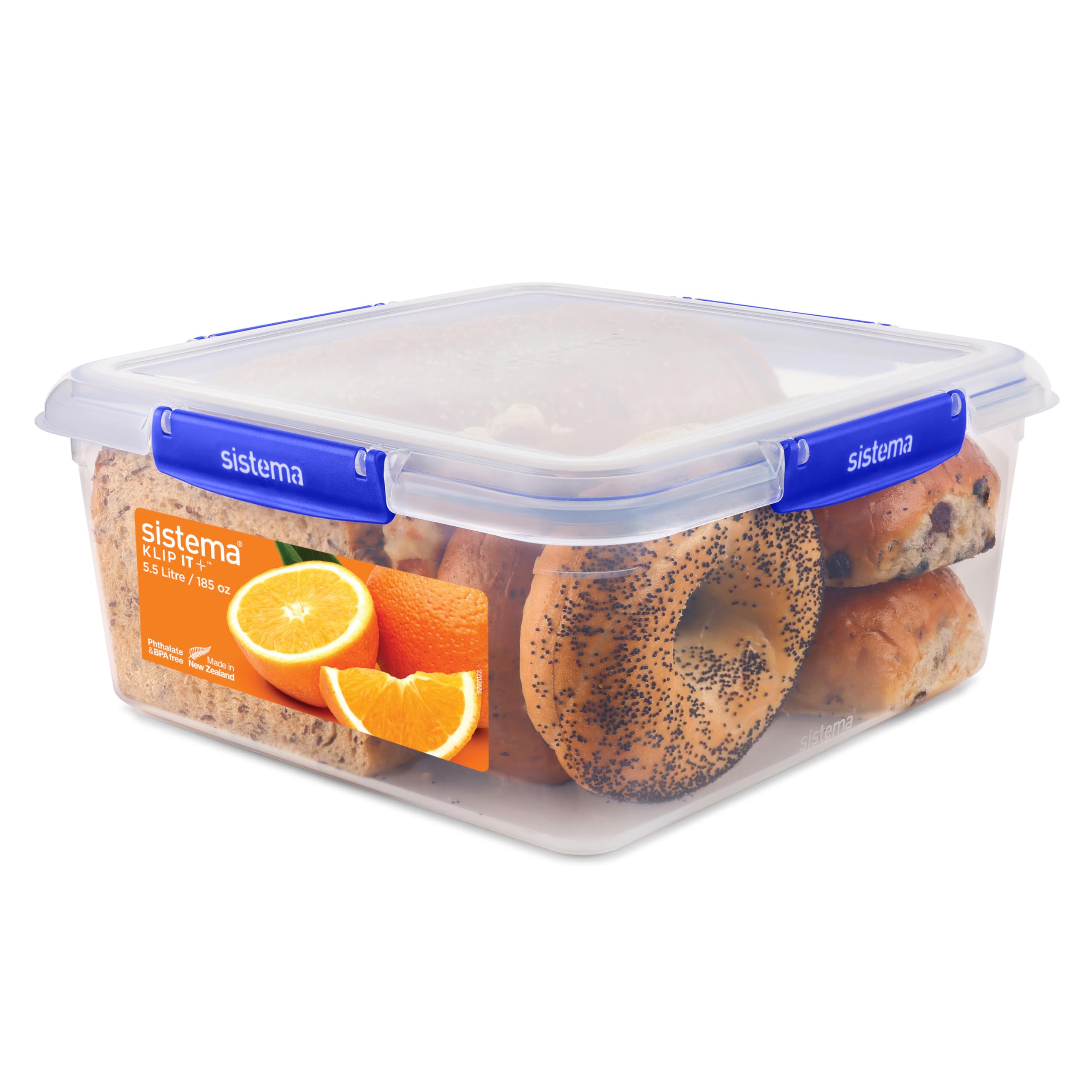 sistema-klip-it-plus-r-cipient-de-conservation-alimentaire-carr-5-5-l-bo-te-herm image 1