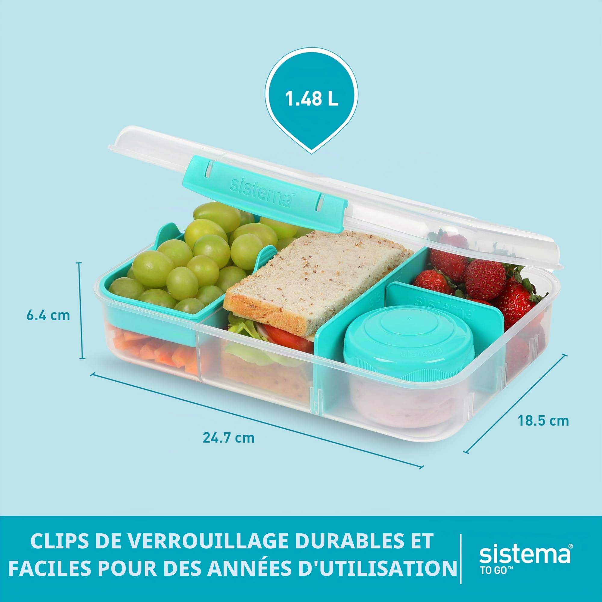 sistema-to-go-bento-box-create-1-48-l-bo-te-lunch-compartiments-amovibles-avec-p image 5
