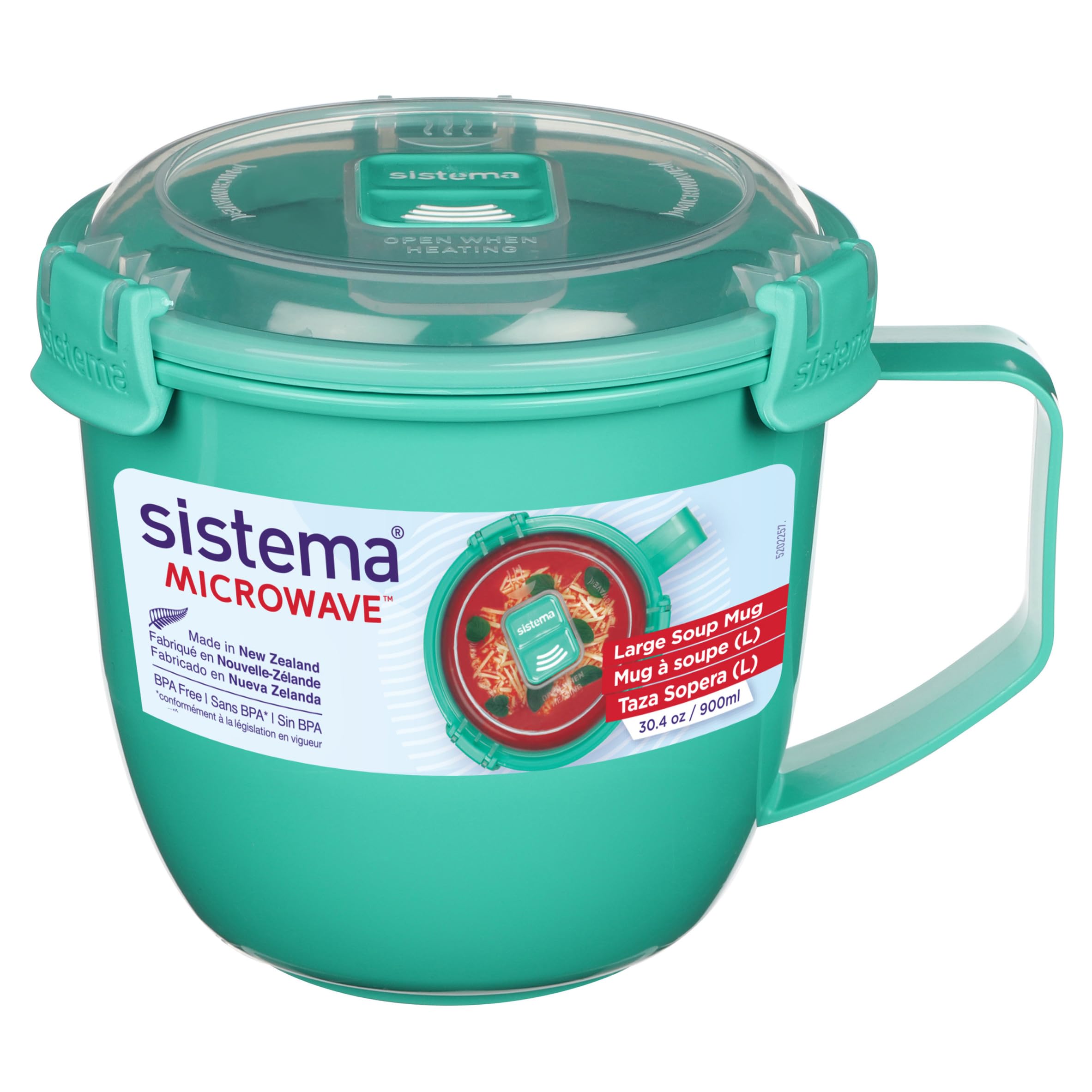 sistema-microwave-mug-soupe-grande-taille-900-ml-r-cipient-micro-ondes-avec-couv image 1
