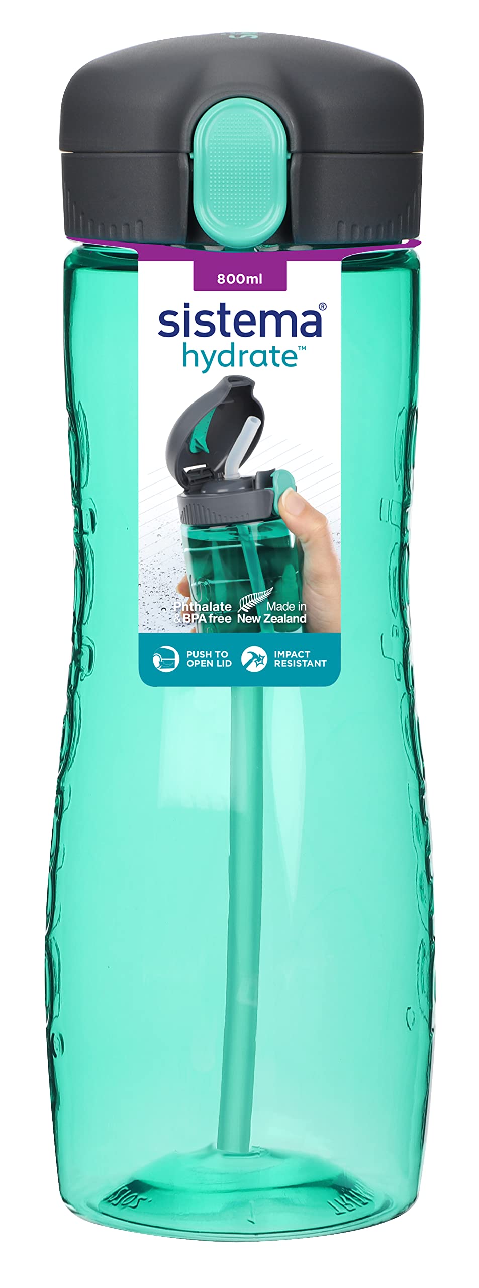 sistema-hydrate-quick-flip-800-ml-gourde-sans-bpa-avec-paille-et-capuchon-rabatt image 6