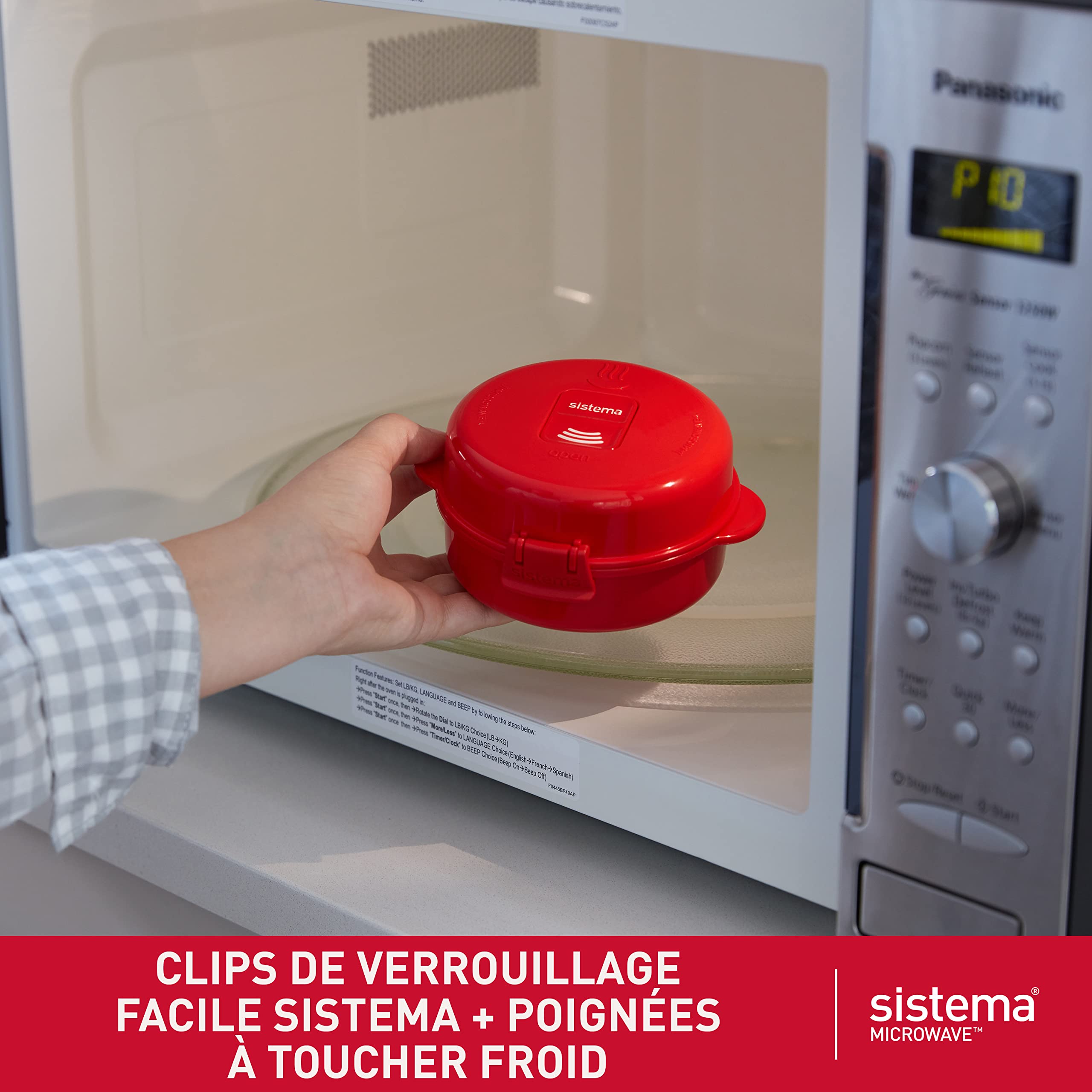 sistema-easy-eggs-r-cipient-ufs-pour-micro-ondes-271-ml-avec-clips-klip-it-et-a- image 4