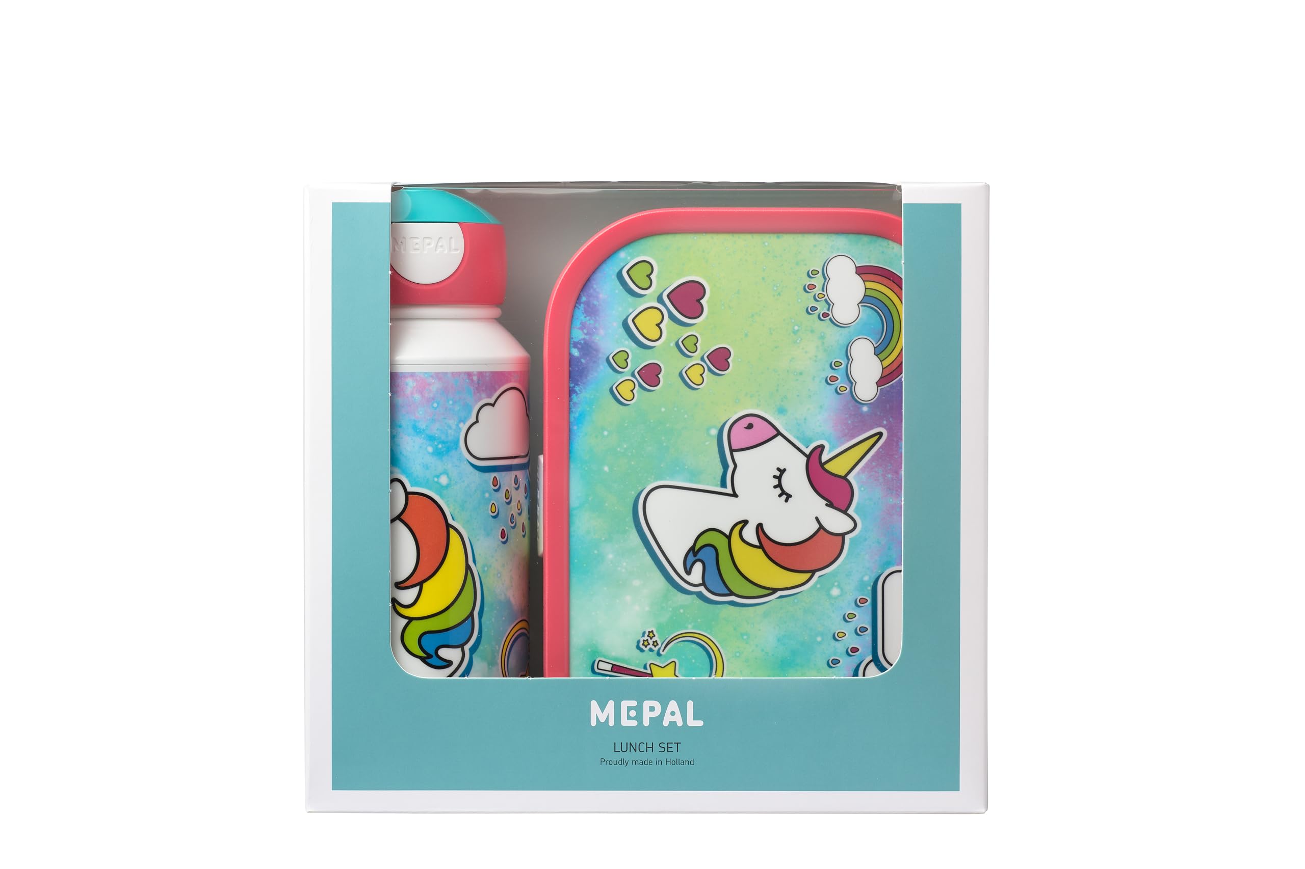 mepal-campus-ensemble-d-jeuner-licorne-bo-te-lunch-enfant-gourde-pop-up-sans-bpa image 2