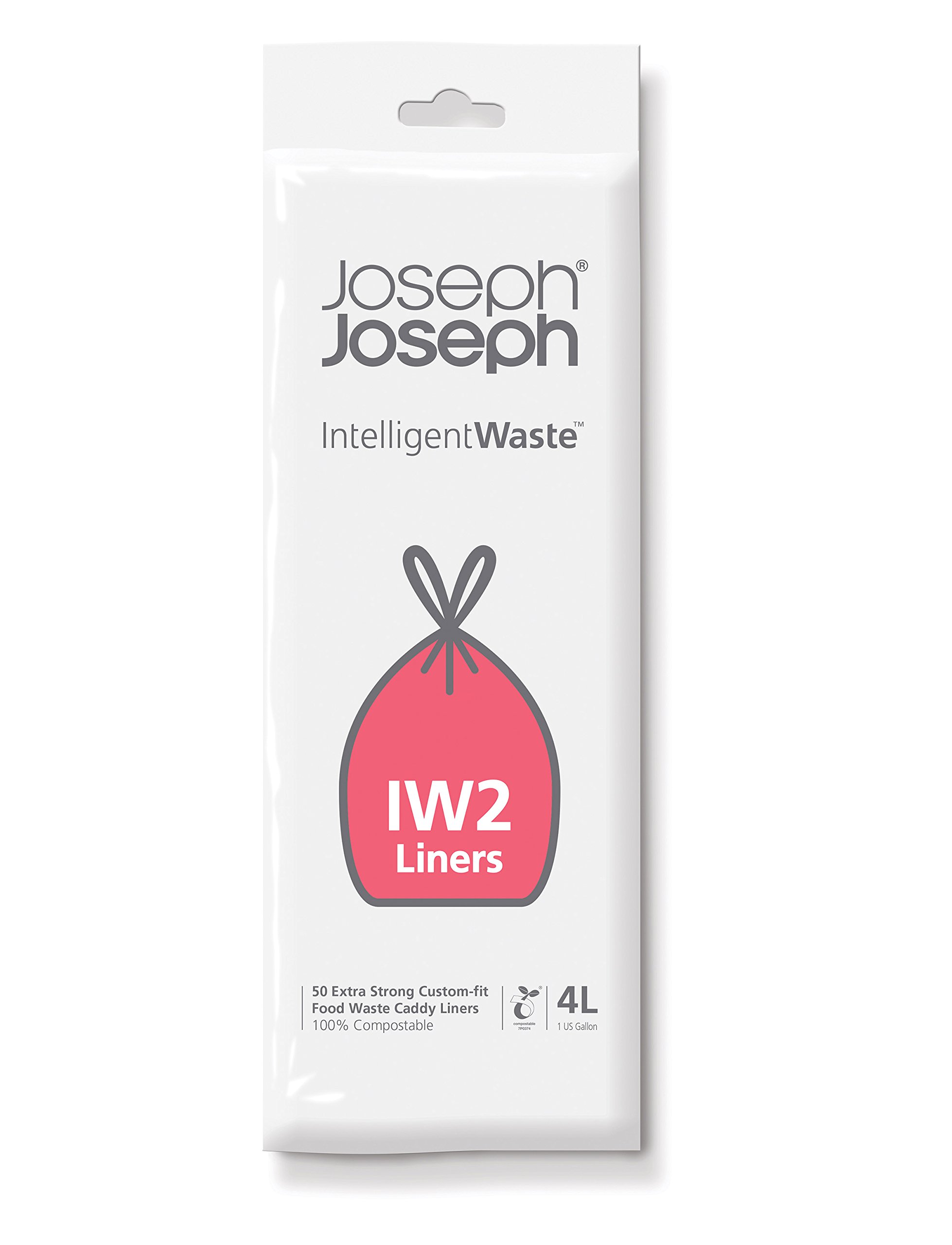 joseph-joseph-iw2-sacs-poubelle-compostables-4-l-transparents-lot-de-50-pour-cad image 4