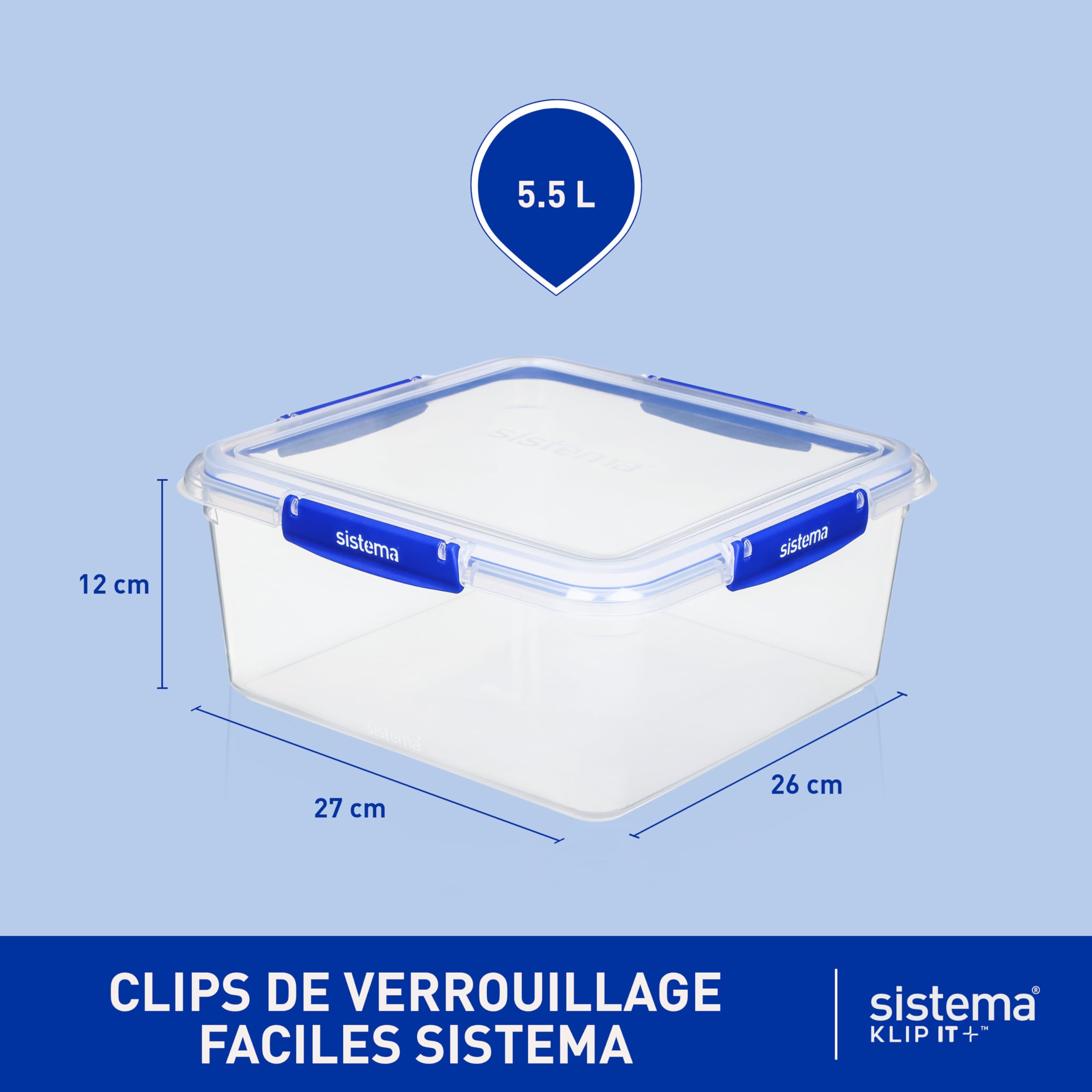 sistema-klip-it-plus-r-cipient-de-conservation-alimentaire-carr-5-5-l-bo-te-herm image 3