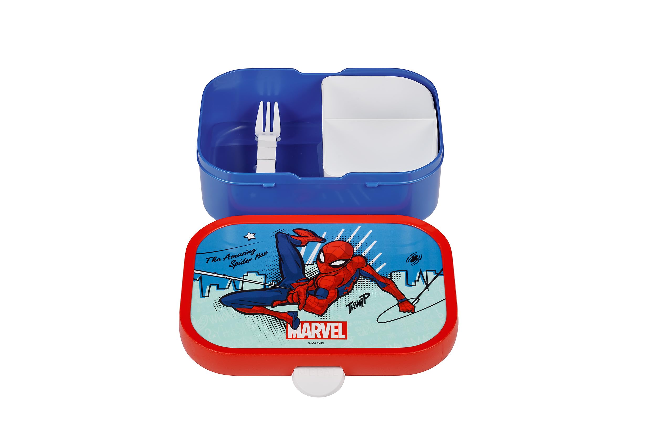 mepal-campus-bo-te-d-jeuner-bento-enfant-spiderman-750-ml-compartiment-amovible- image 2