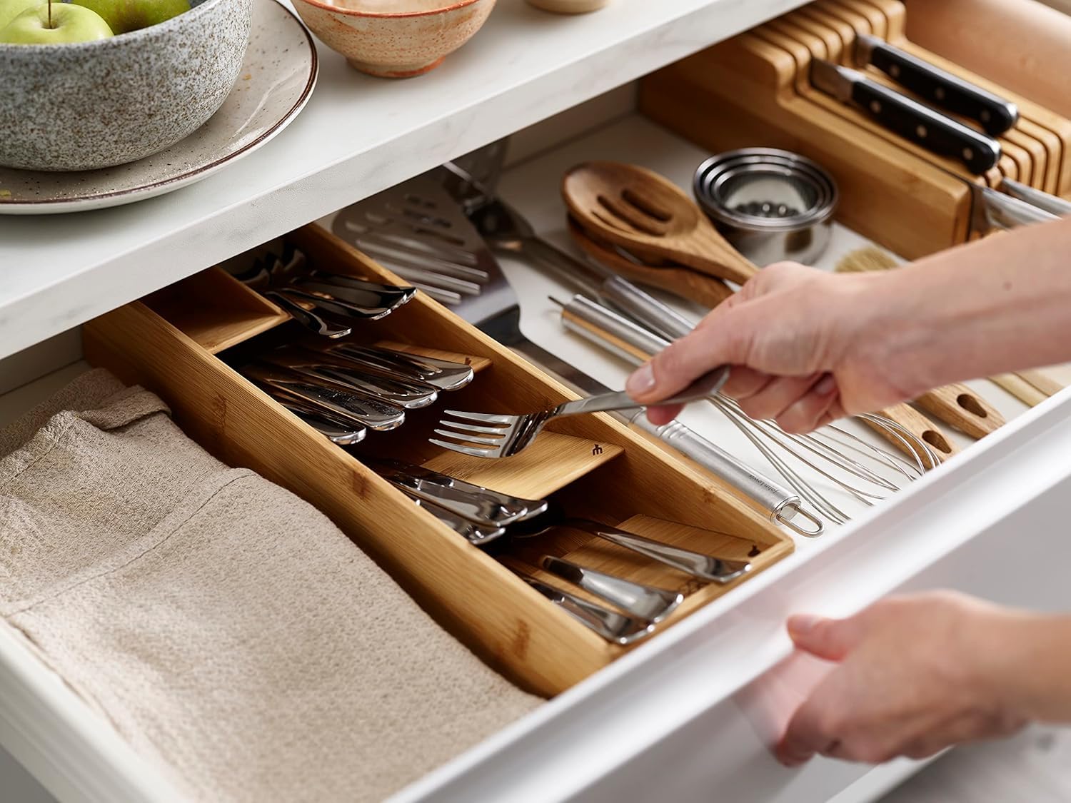 joseph-joseph-drawerstore-organisateur-de-tiroir-range-couverts-empilable-5-comp image 4