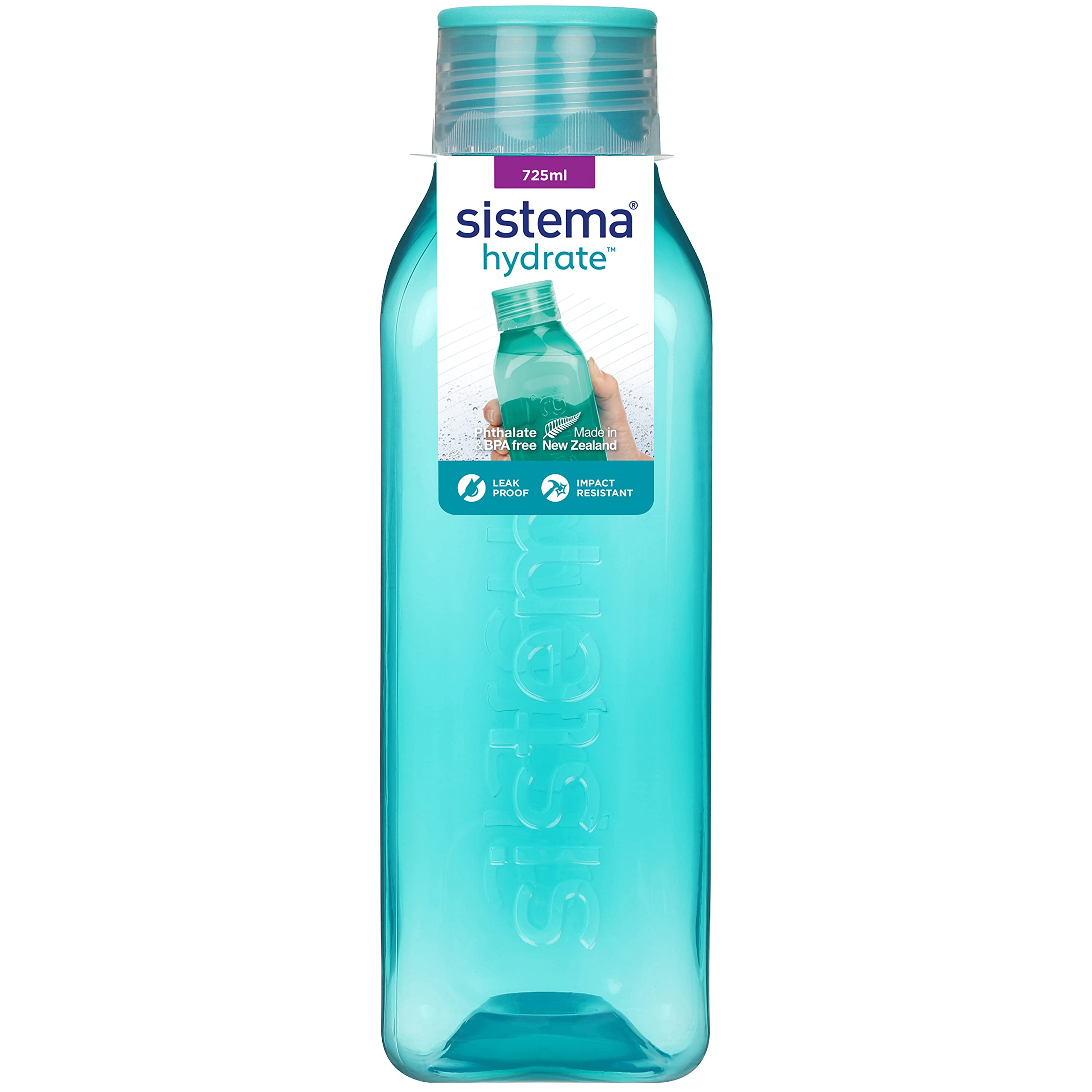 sistema-bouteille-d-eau-carr-e-r-tro-475-ml-sans-bpa-bouchon-tanche-visser-bords image 7