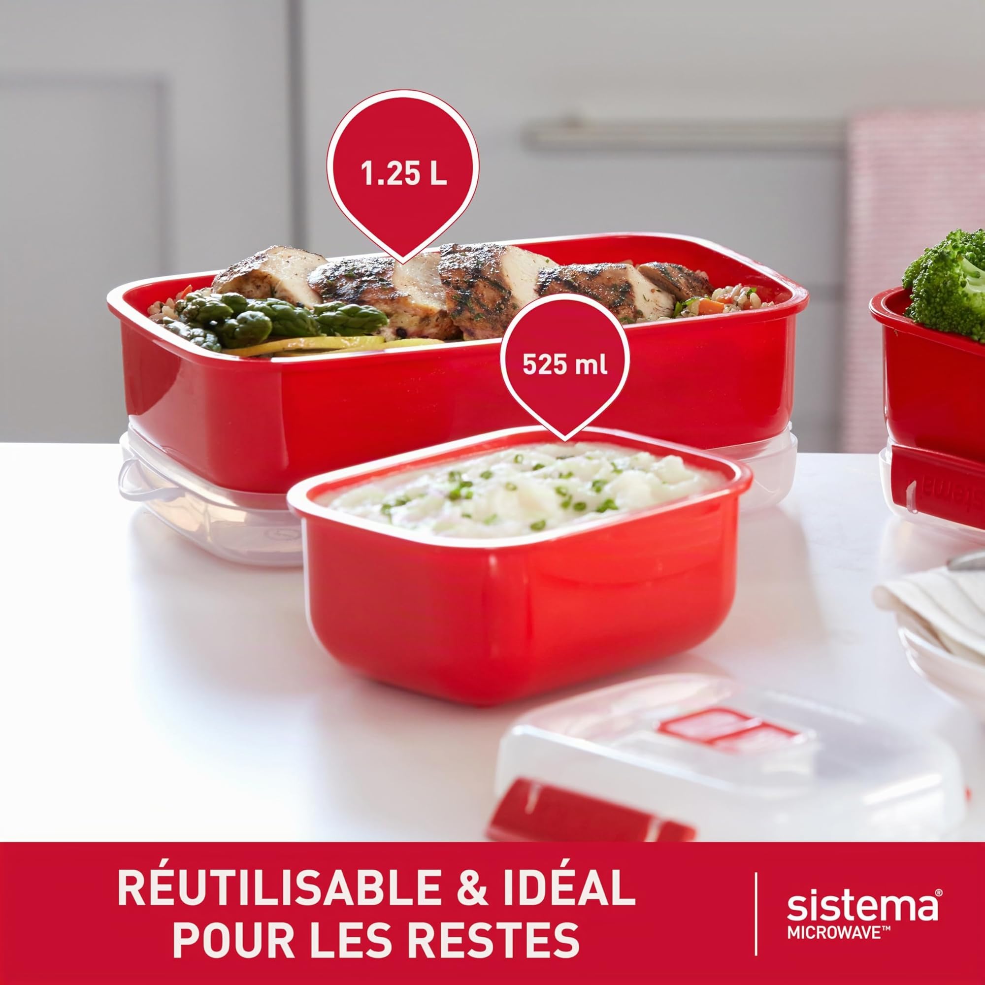sistema-heat-and-eat-lot-4-r-cipients-rectangulaires-micro-ondes-2-1-25-l-2-525- image 7