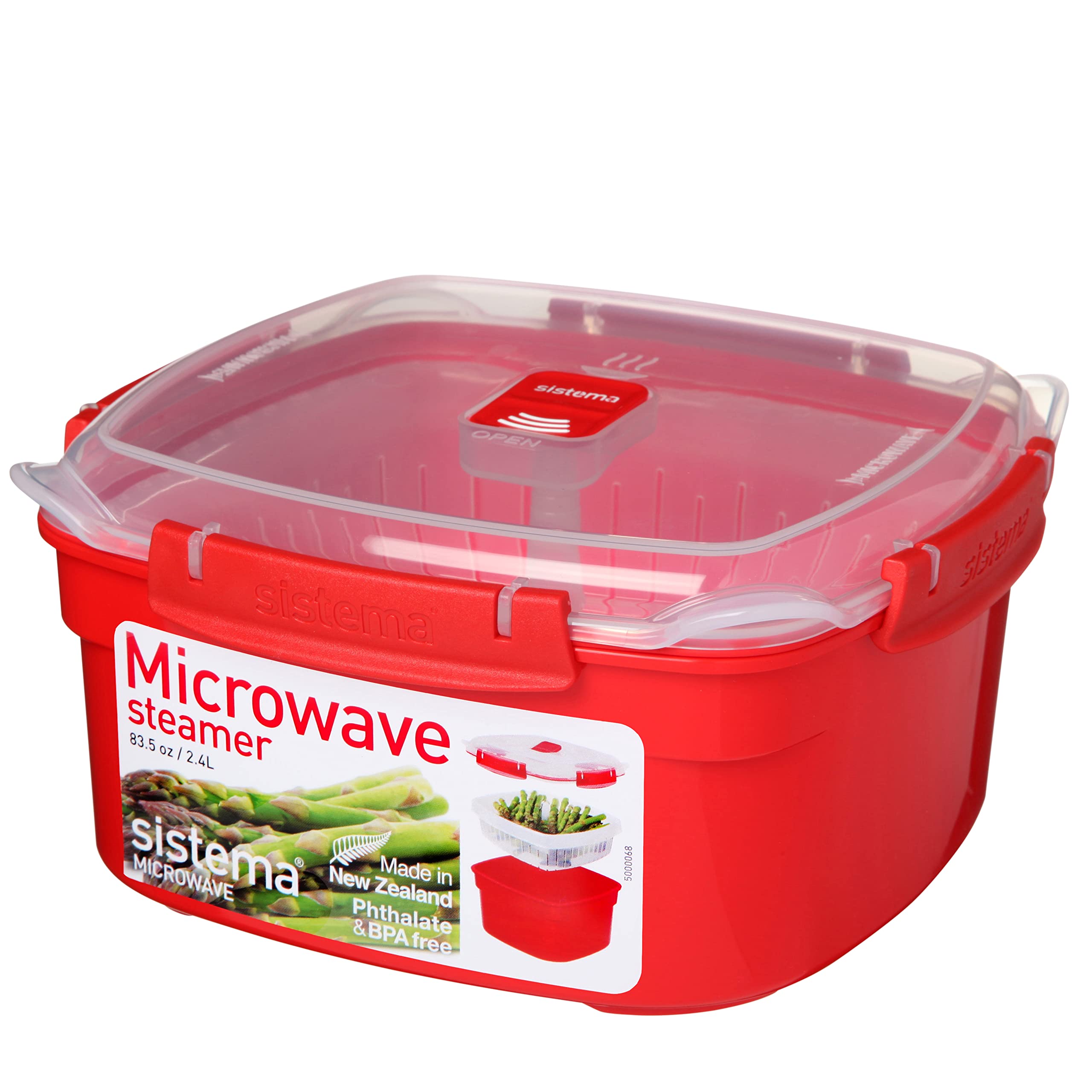 sistema-cuiseur-vapeur-micro-ondes-3-2-l-avec-panier-vapeur-amovible-et-clips-kl image 7