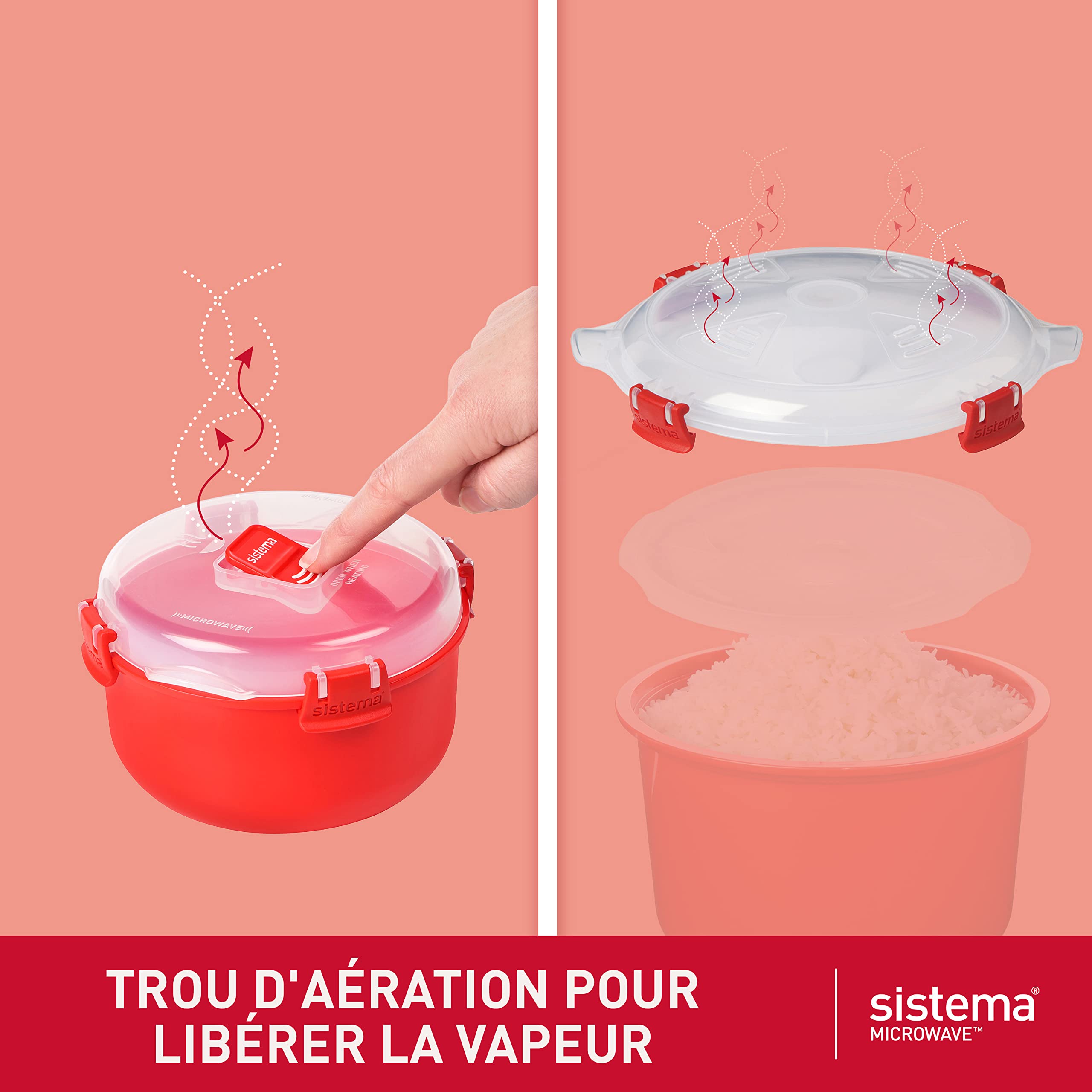 sistema-cuiseur-riz-micro-ondes-2-6-l-r-cipient-rond-915-ml-lot-2-pi-ces-sans-bp image 6