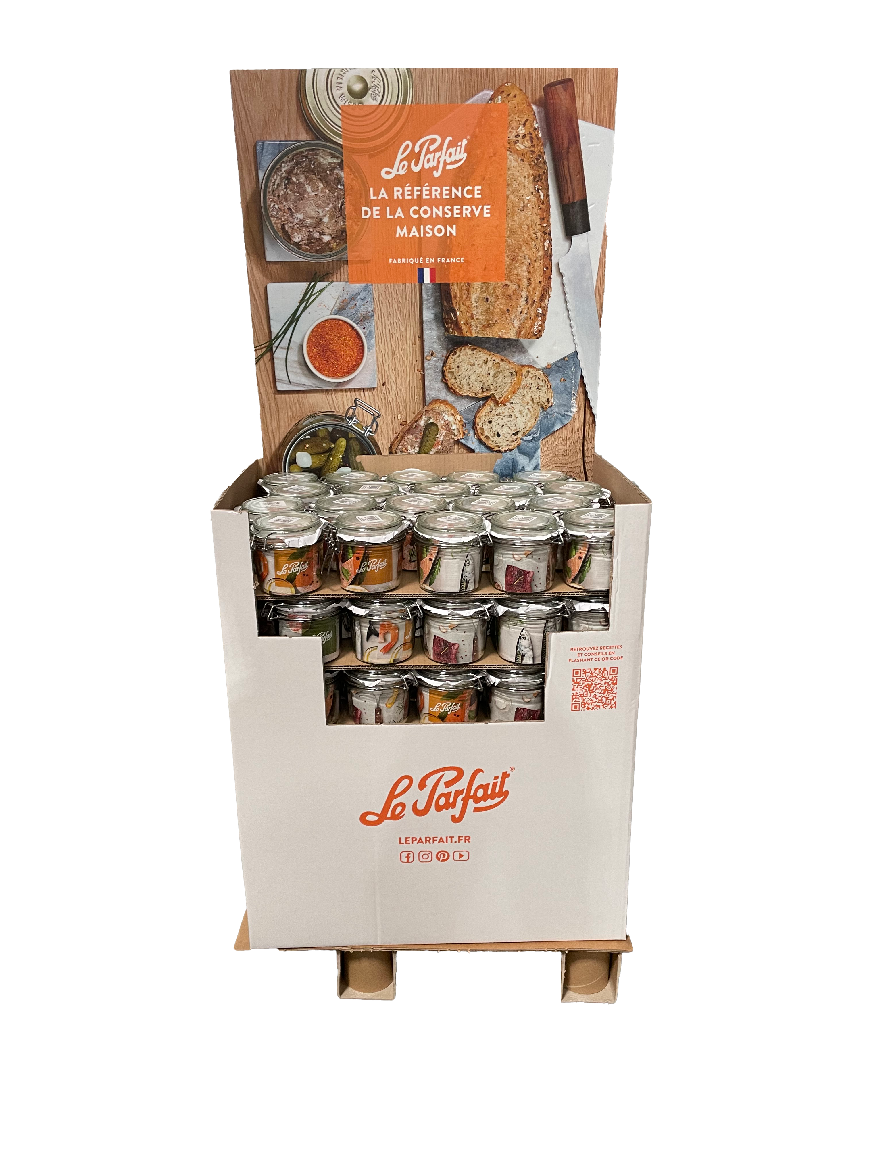 le-parfait-box-terrines-super-350-g-lot-de-100-terrines-en-verre-cod-es-individu image 1
