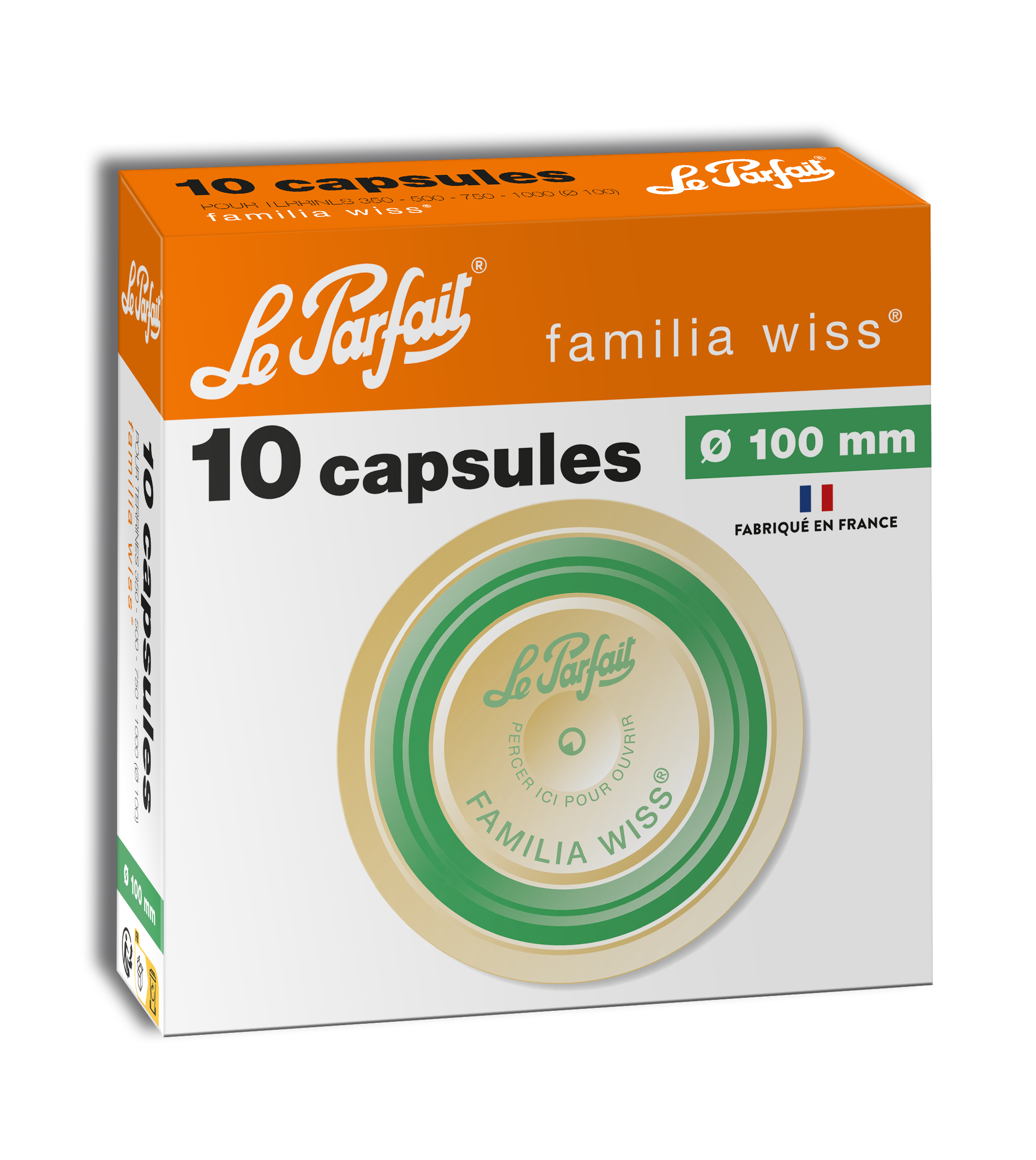 le-parfait-bo-te-de-10-capsules-familia-wiss-diam-tres-82-100-110-mm-pour-terrin image 1