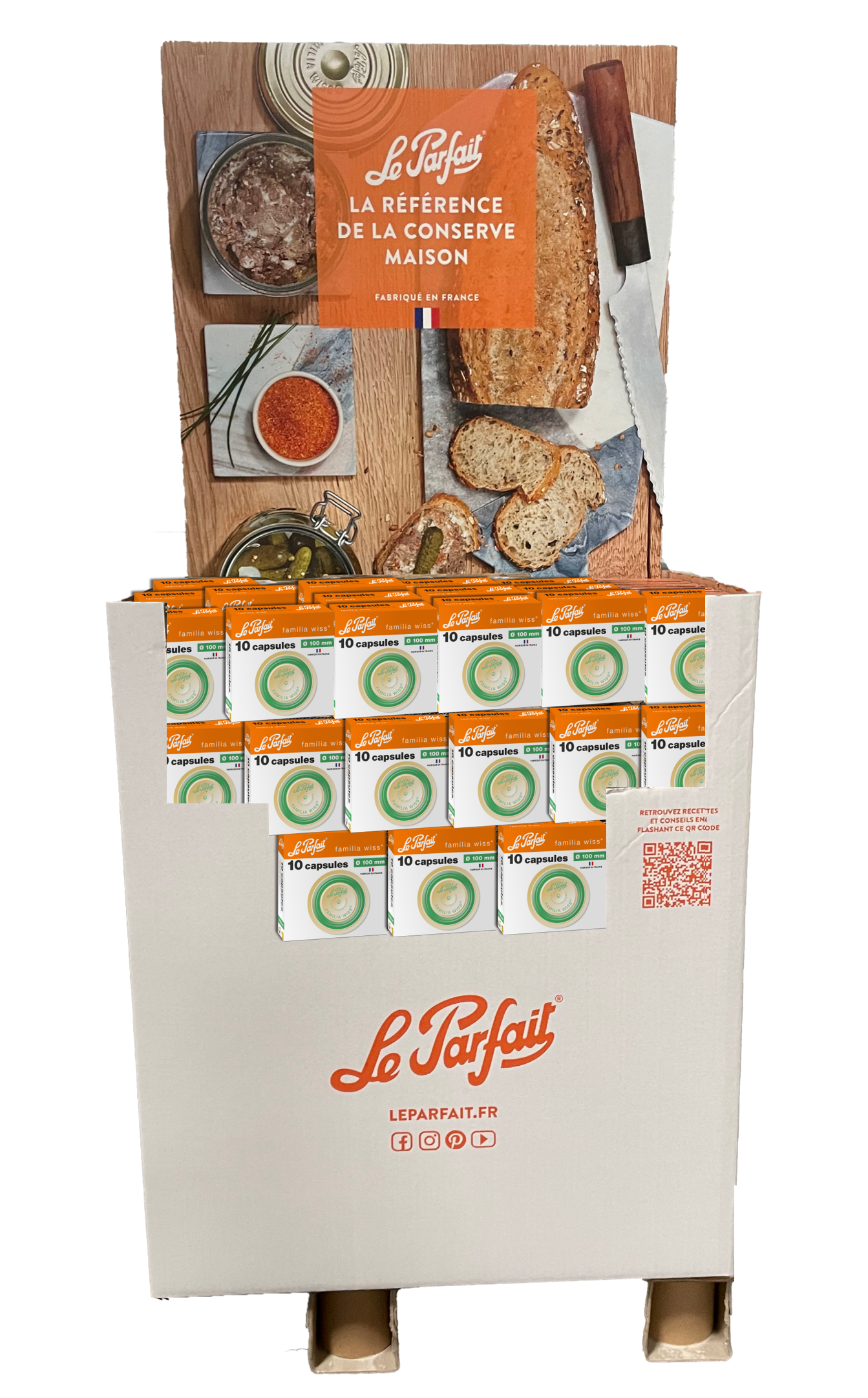 le-parfait-box-familia-wiss-228-bo-tes-de-10-capsules-100-mm-2-280-capsules-pour image 1