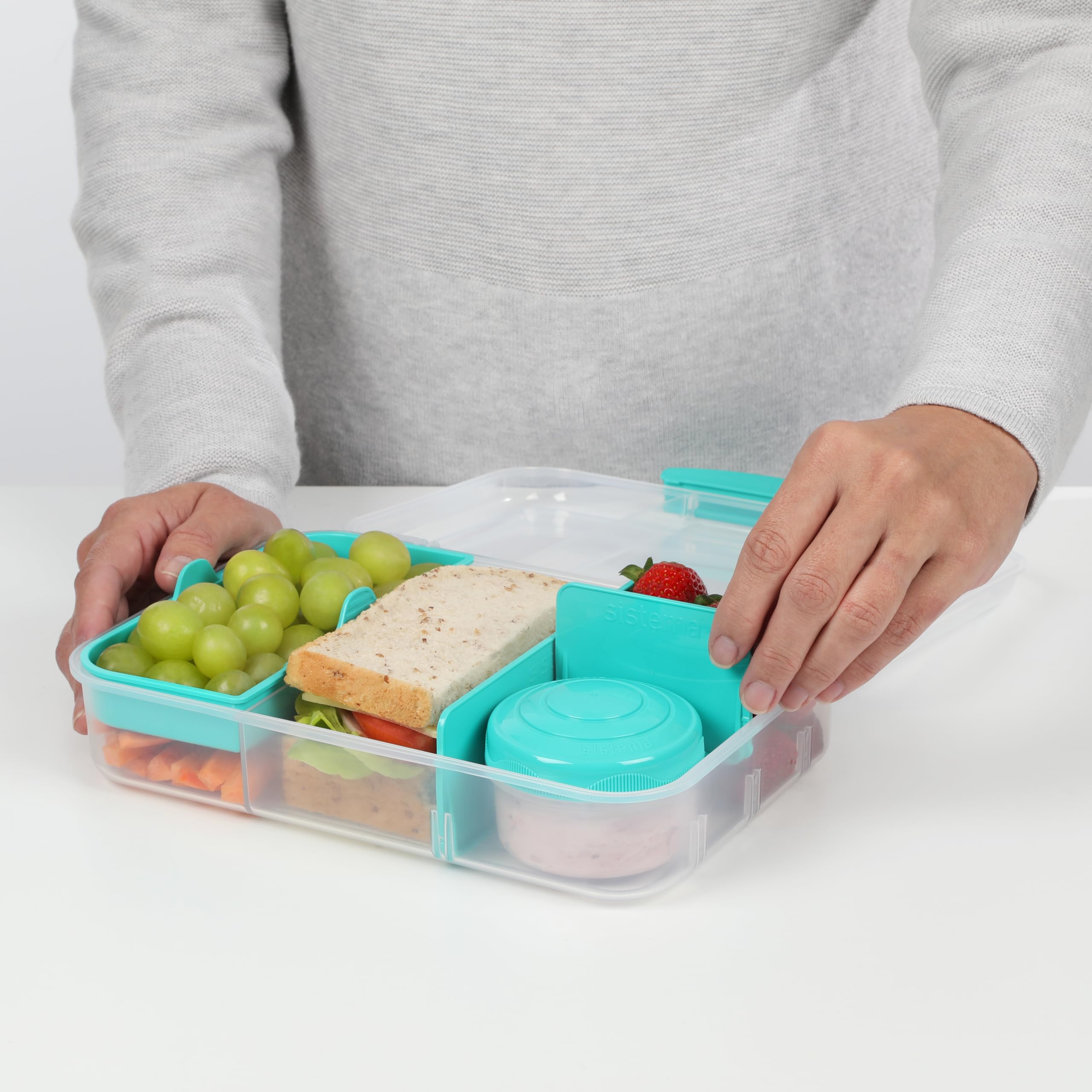 sistema-to-go-bento-box-create-1-48-l-bo-te-lunch-compartiments-amovibles-avec-p image 2
