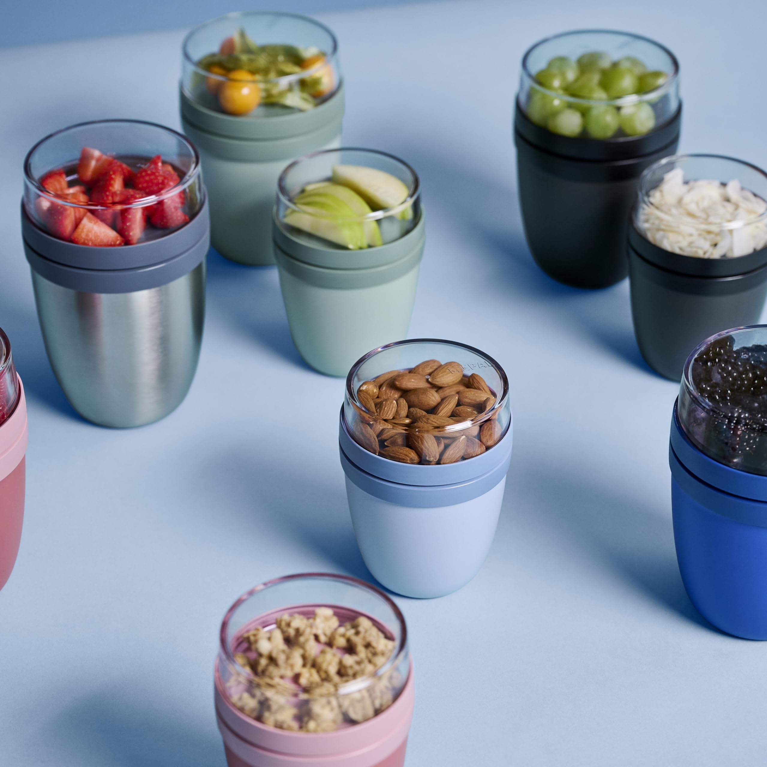 mepal-ellipse-lunchpot-500-ml-200-ml-bol-muesli-emporter-avec-compartiments-s-pa image 6