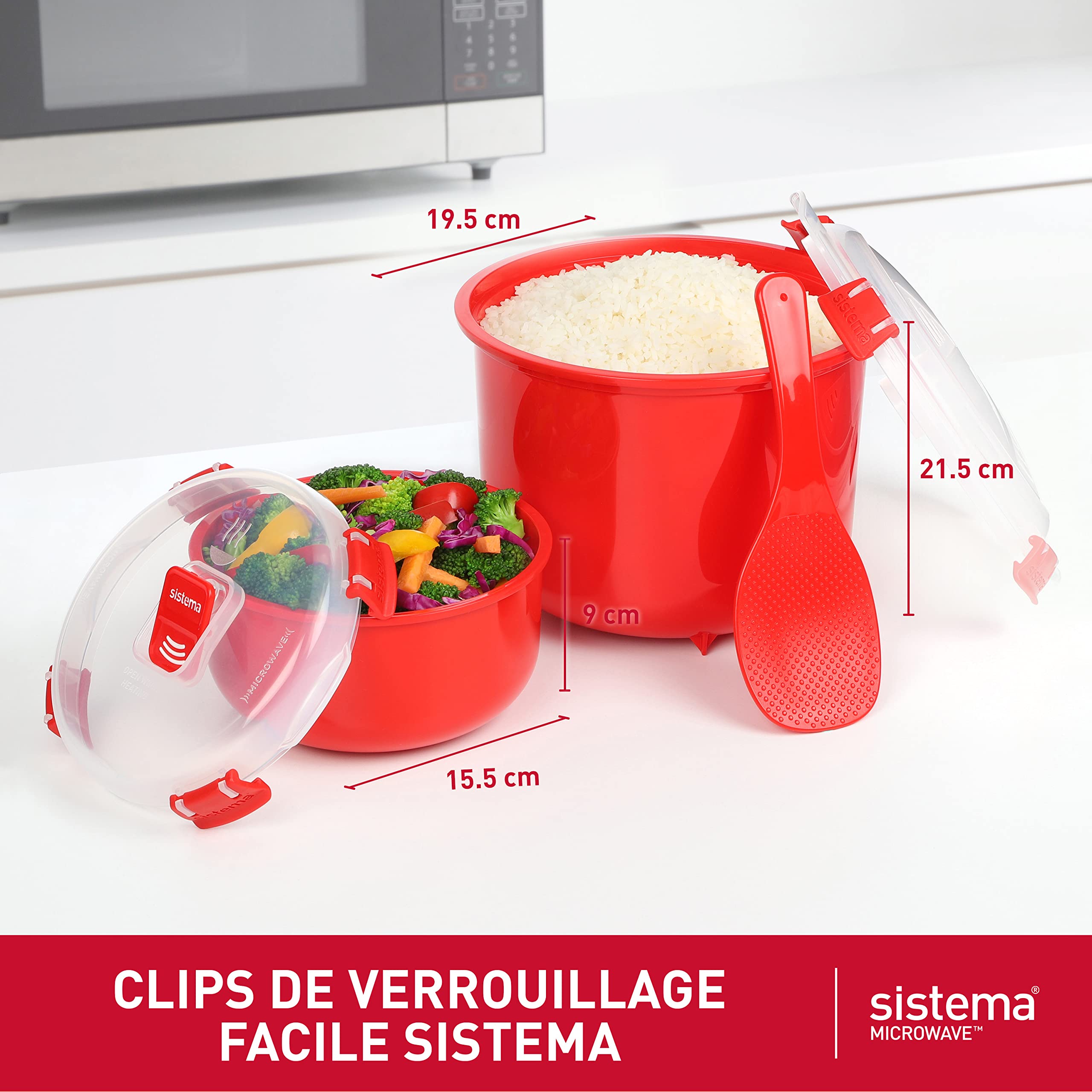 sistema-cuiseur-riz-micro-ondes-2-6-l-r-cipient-rond-915-ml-lot-2-pi-ces-sans-bp image 3